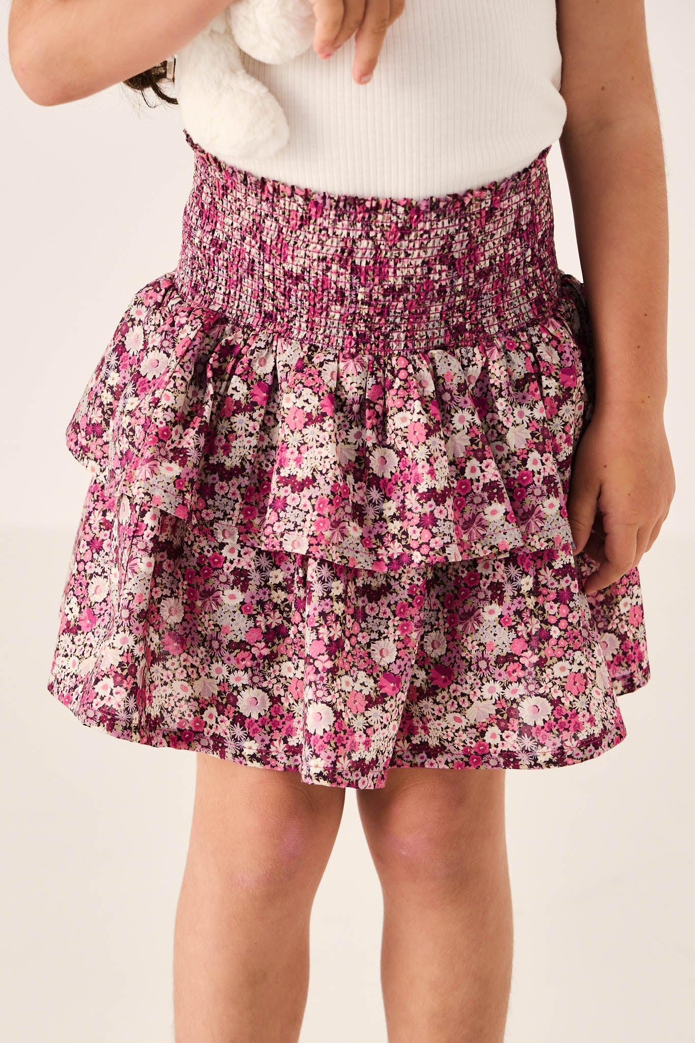 Organic Cotton Samantha Skirt - Garden Print