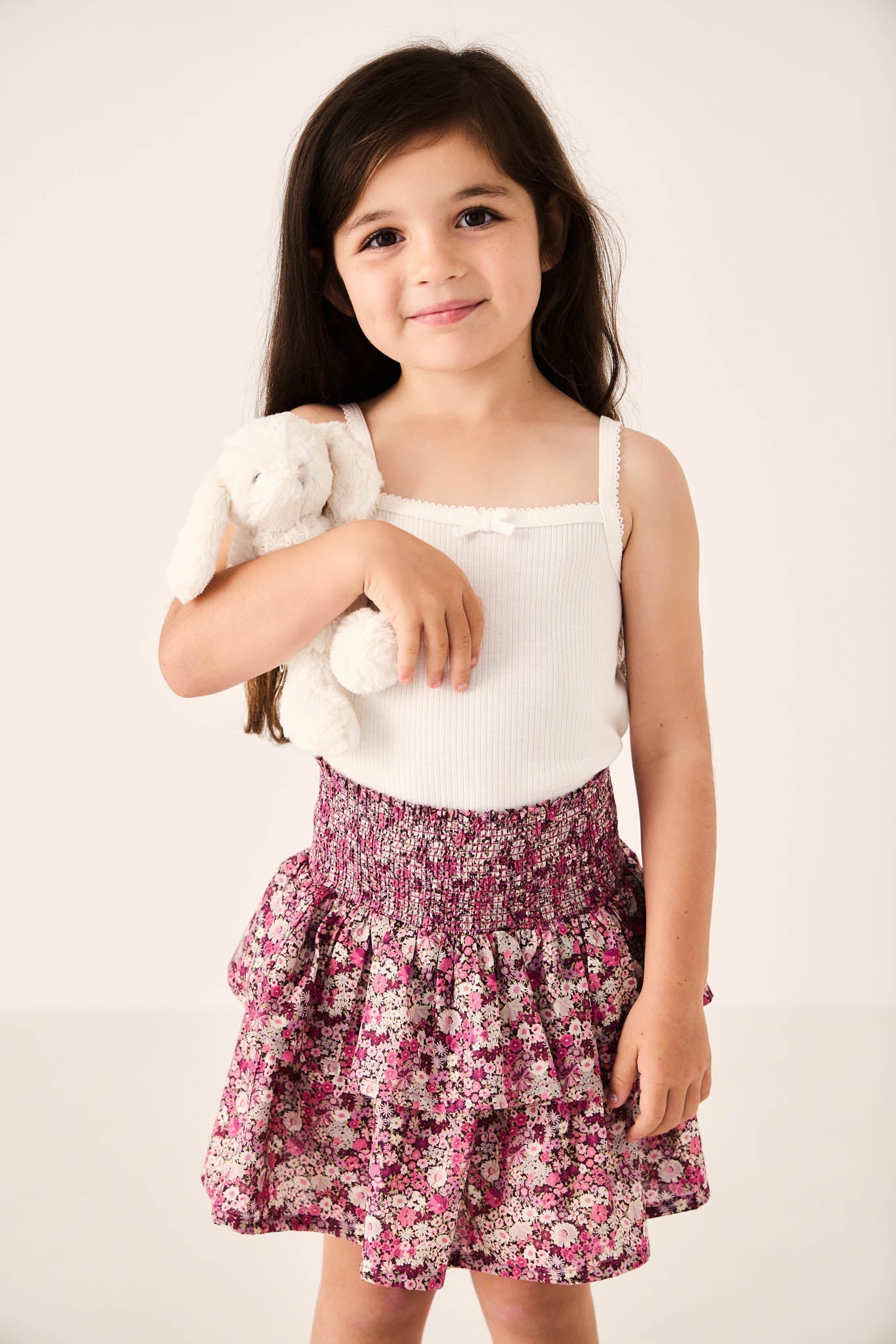Organic Cotton Samantha Skirt - Garden Print