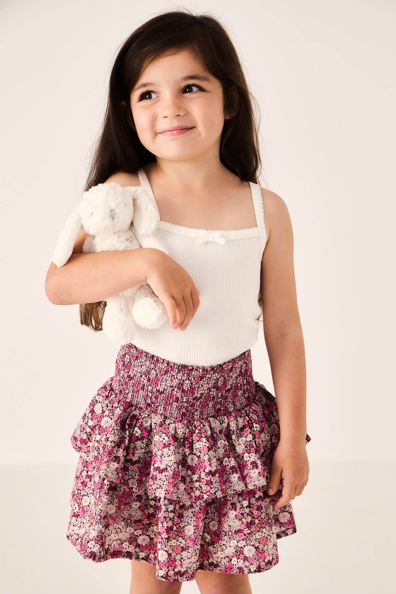 Organic Cotton Samantha Skirt - Garden Print