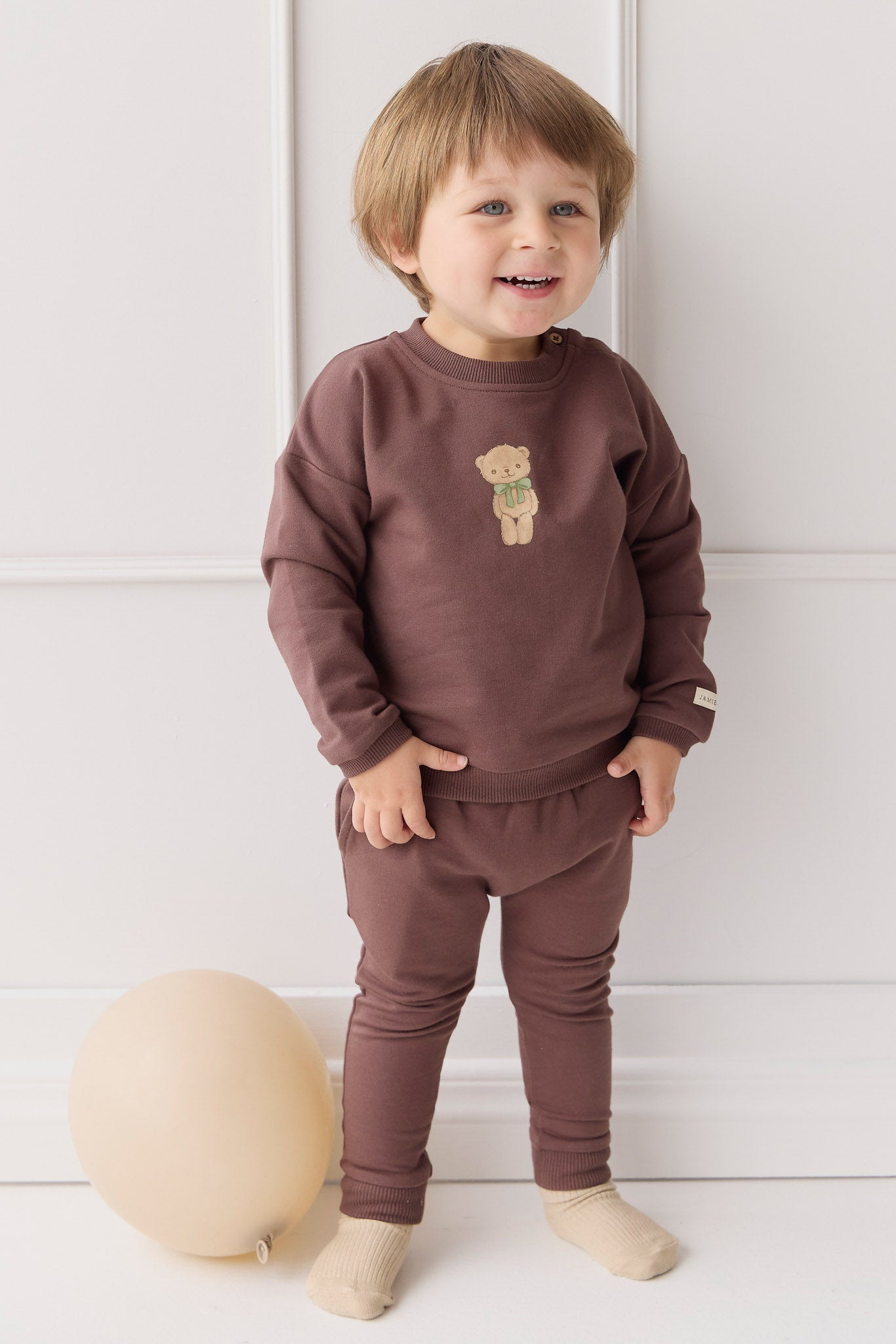 Organic Cotton Damien Sweatshirt - Earth Little Ted