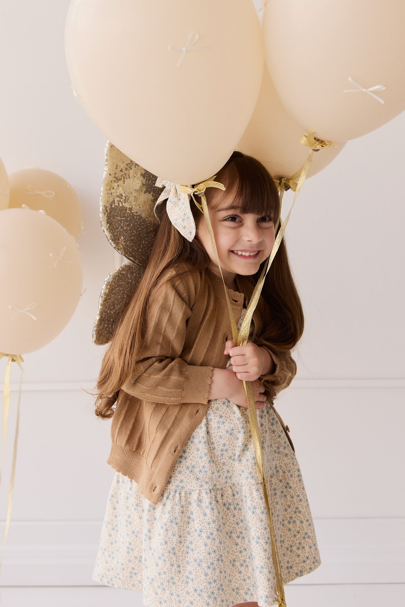 Emily Knitted Cardigan - Caramel Cream