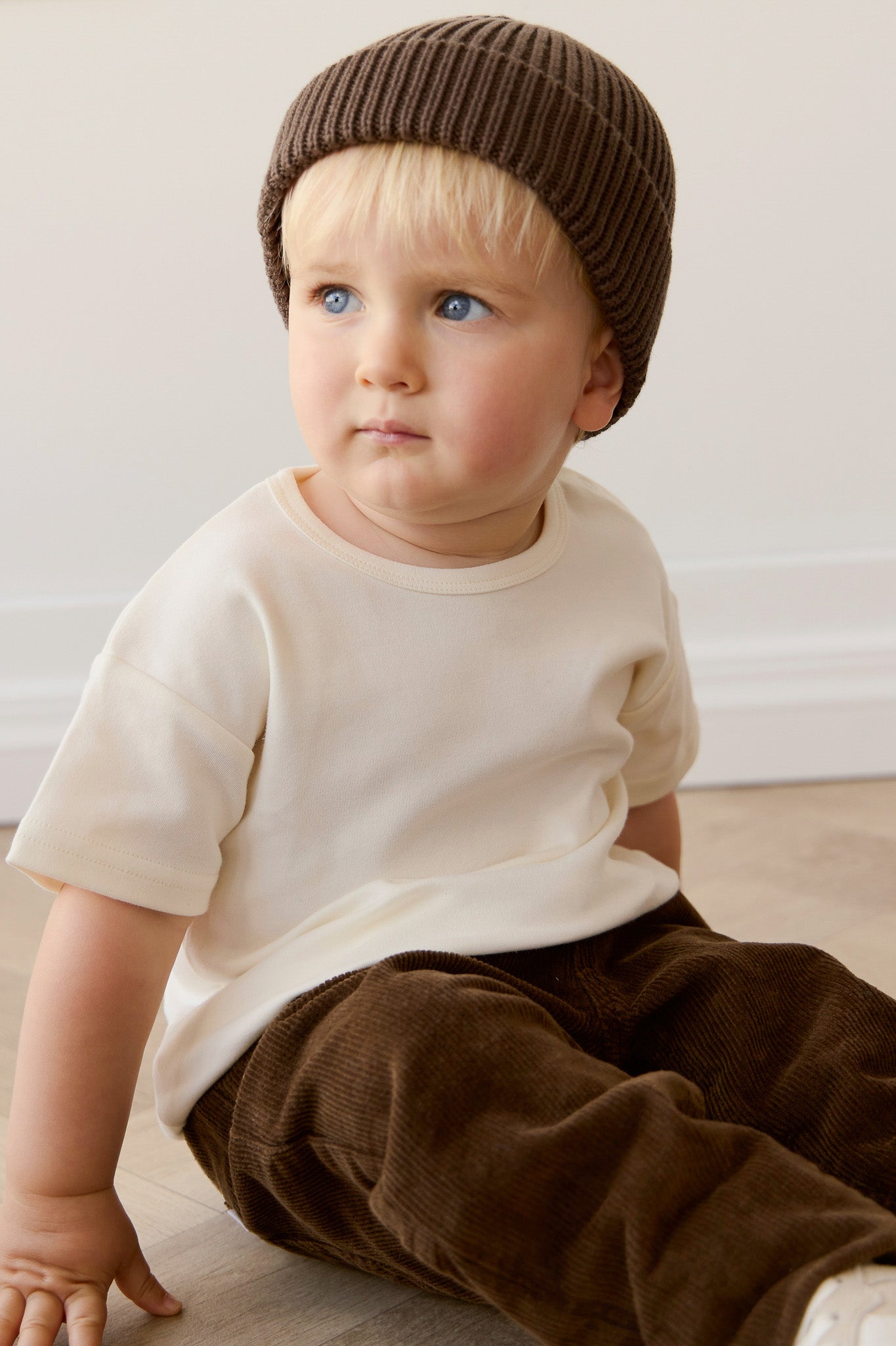 Pima Cotton Hunter Tee - Cloud