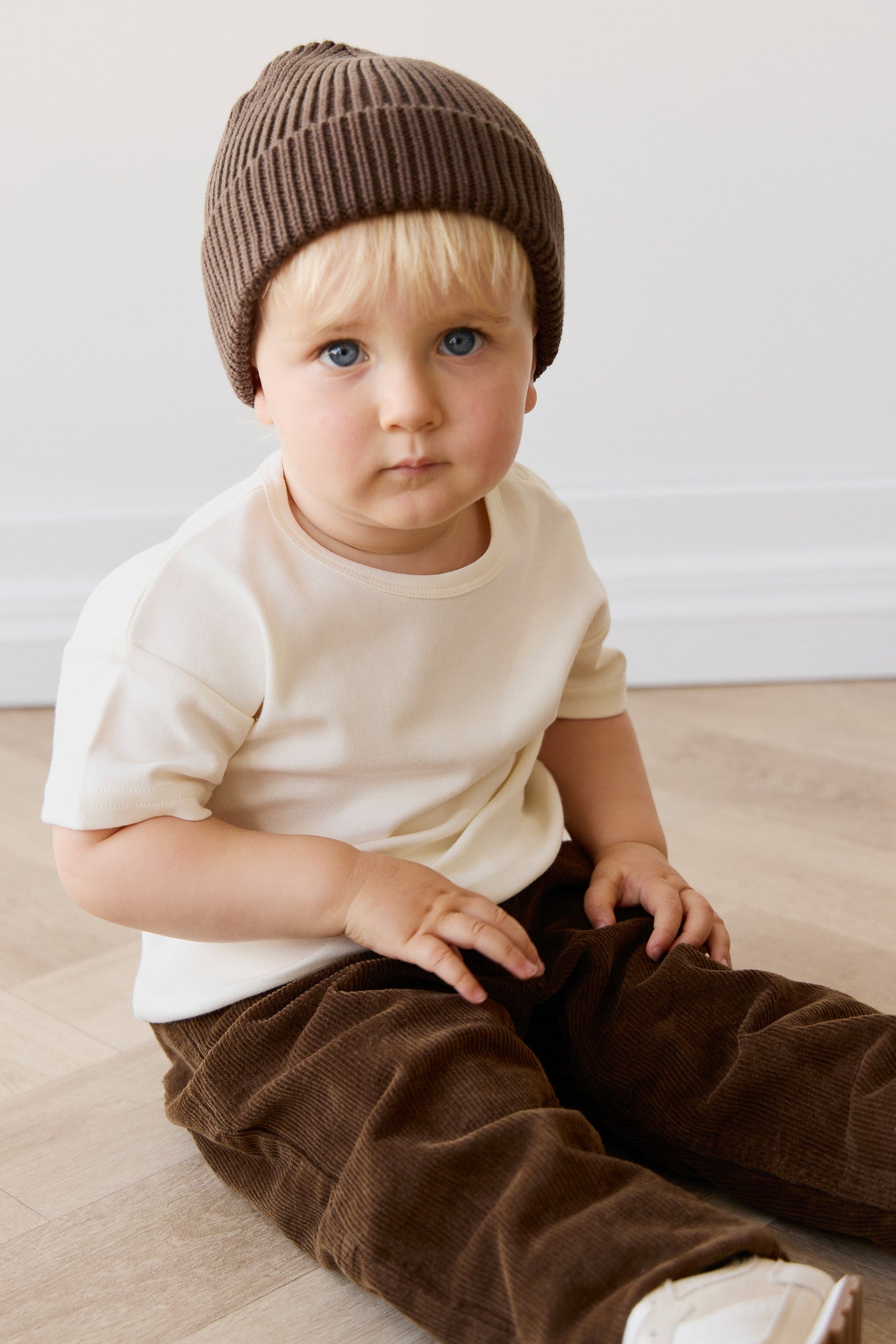 Pima Cotton Hunter Tee - Cloud
