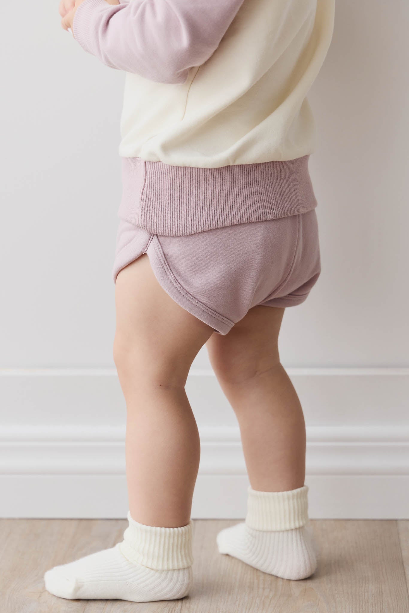 Organic Cotton Ivy Shortie - Heather Haze