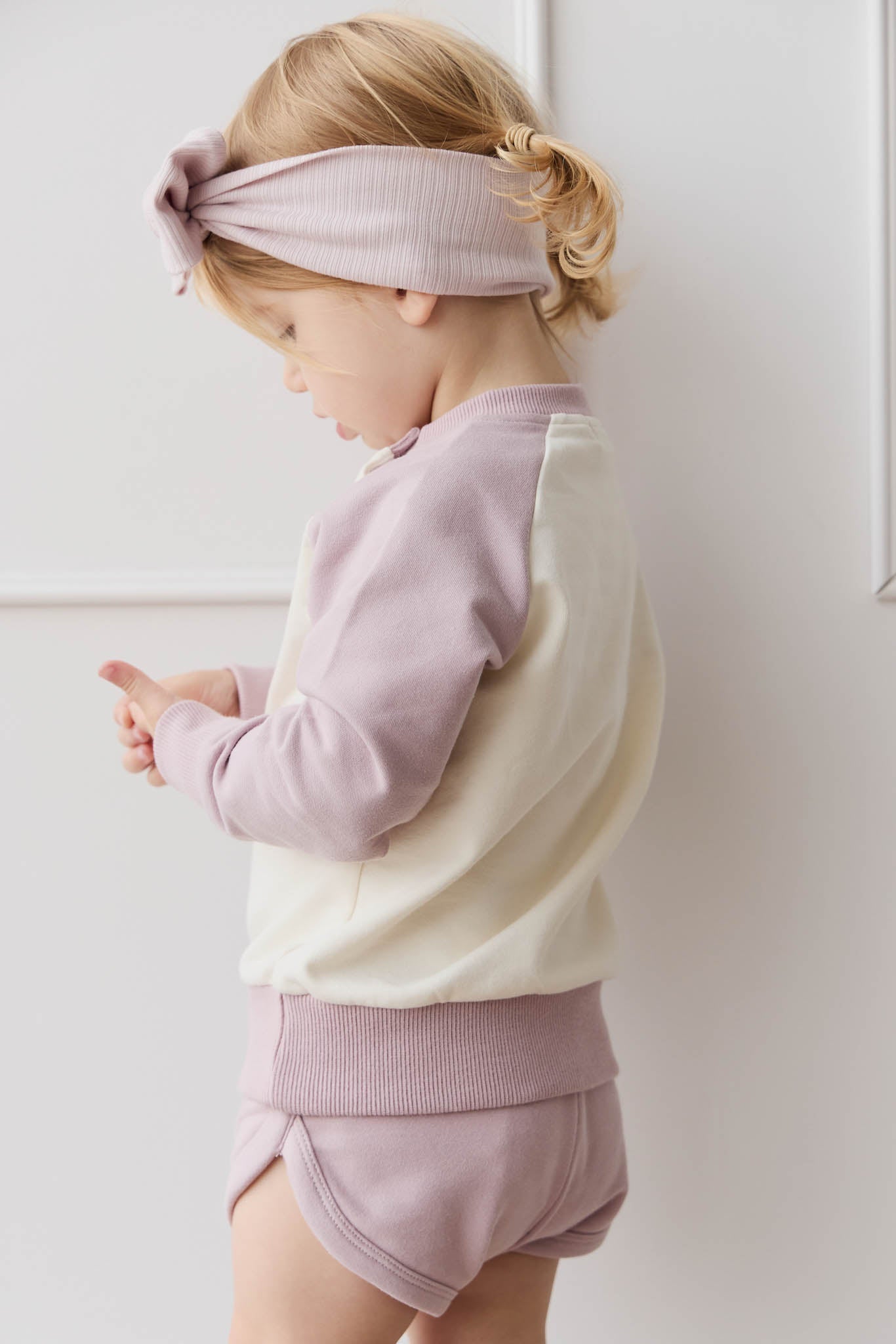 Organic Cotton Ivy Shortie - Heather Haze