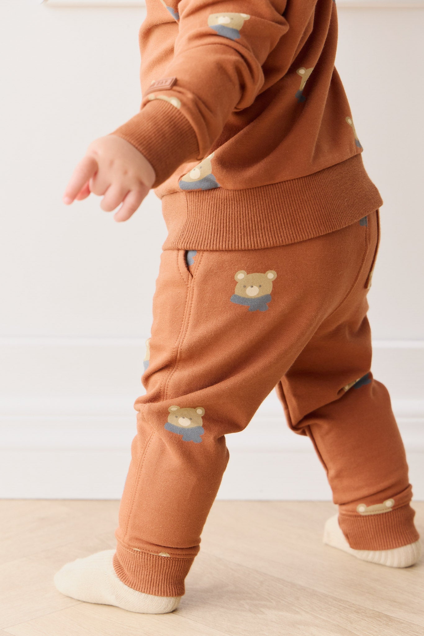Organic Cotton Jalen Track Pant - Cosy Bobbie Ginger