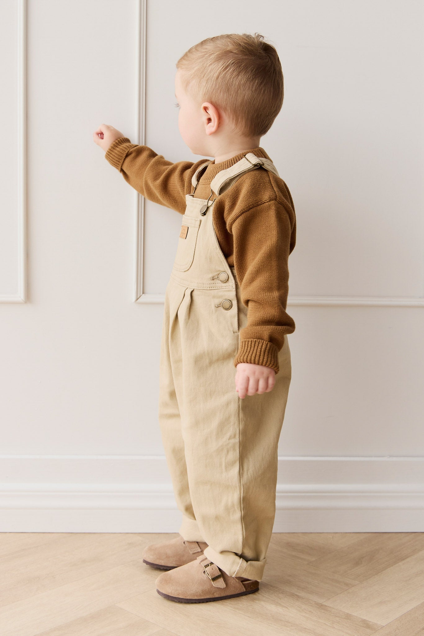 Leon Knit Jumper - Cosy Bobbie Autumn Bronze