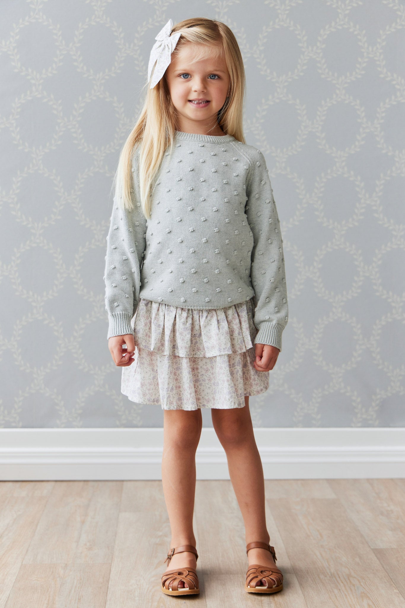 Organic Cotton Samantha Skirt - Fifi Lilac