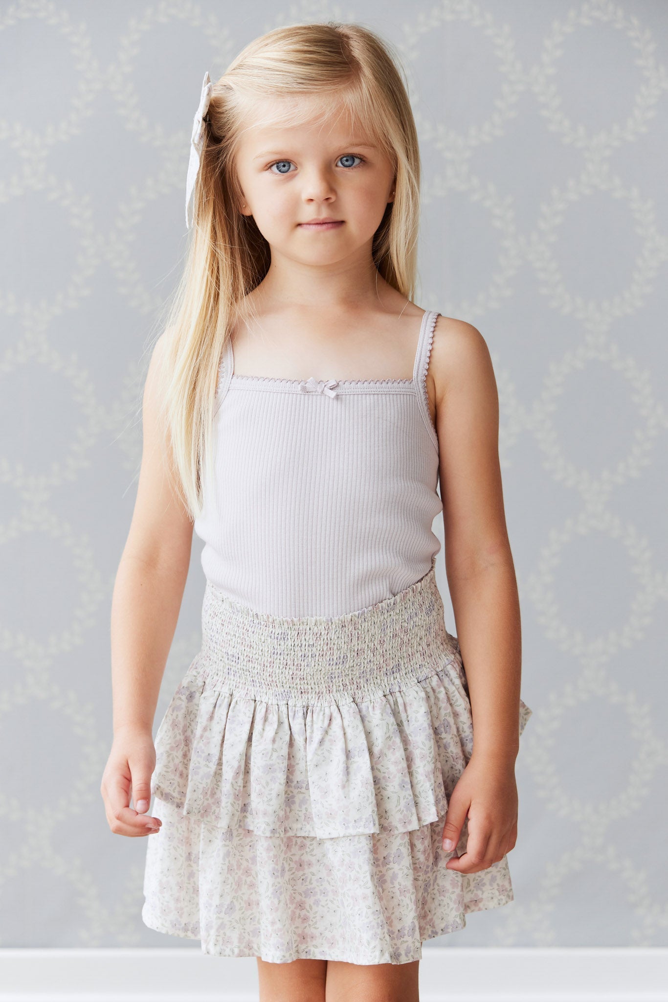 Organic Cotton Samantha Skirt - Fifi Lilac
