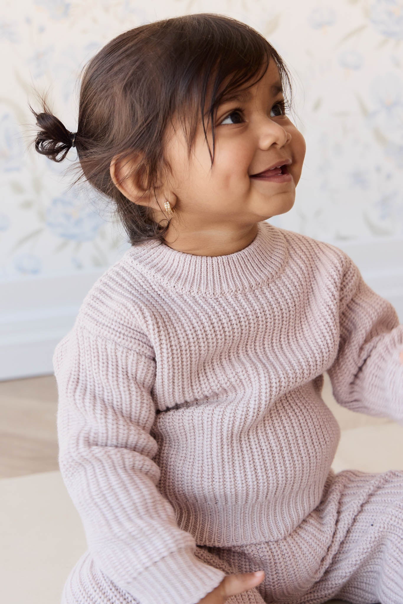 Morgan Jumper - Hushed Pink Marle