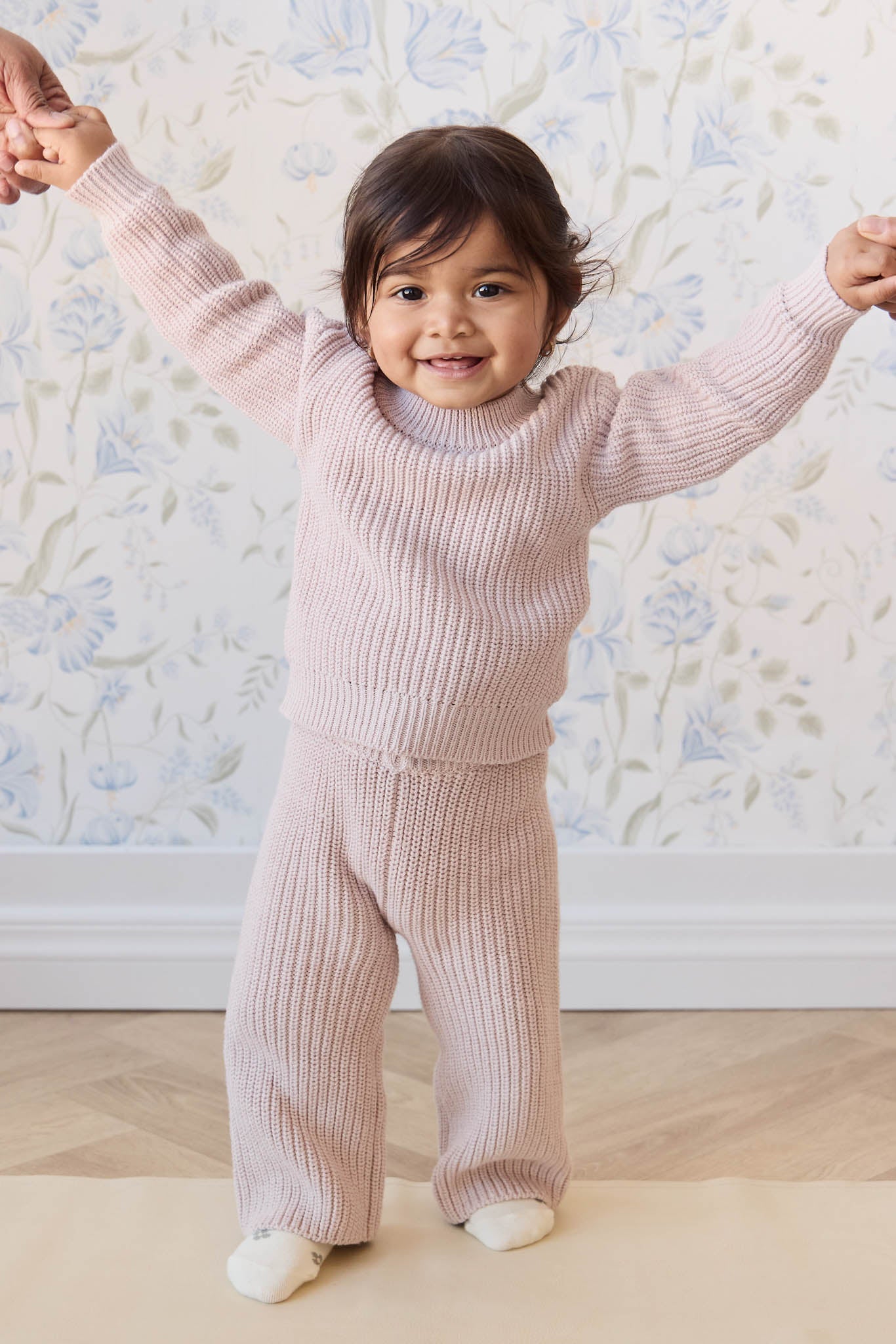 Morgan Pant - Hushed Pink Marle