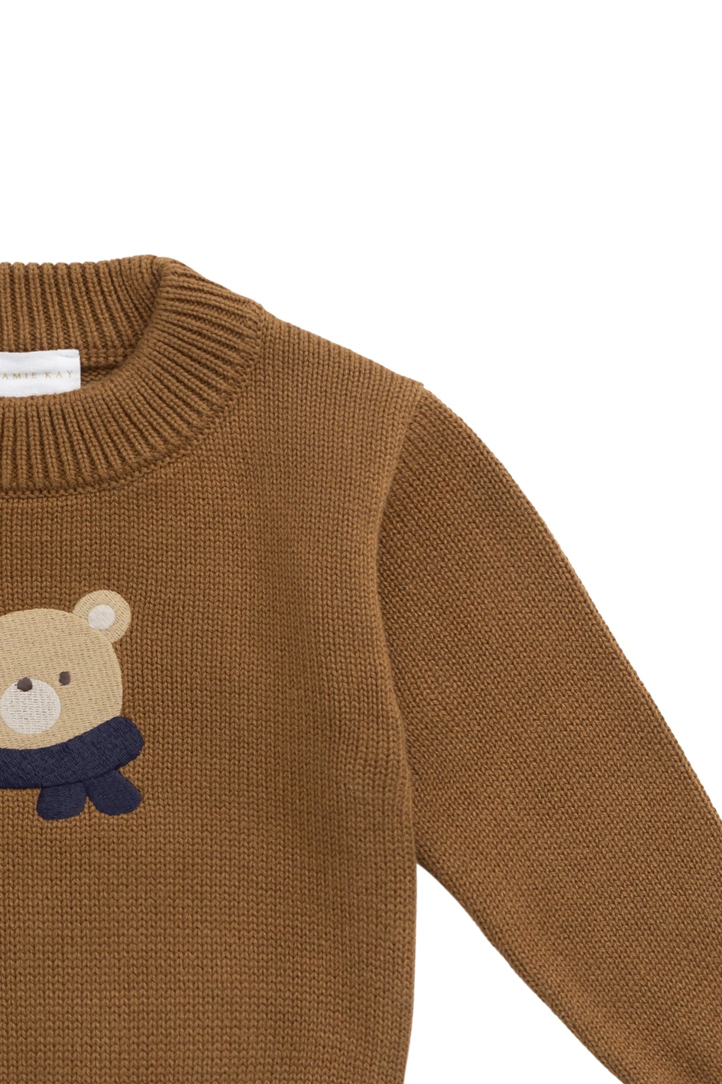 Leon Knit Jumper - Cosy Bobbie Autumn Bronze