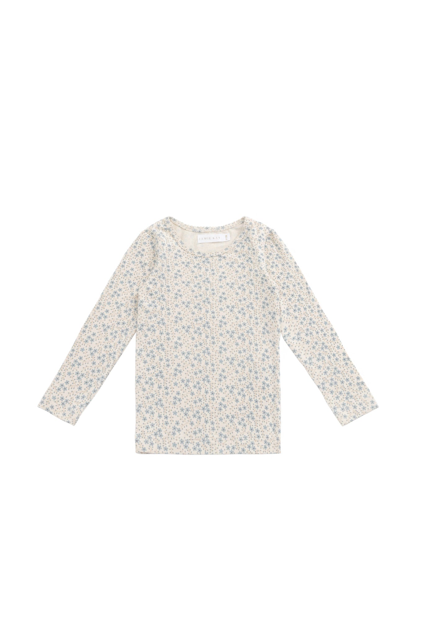 Organic Cotton Long Sleeve Top - Adnola Floral