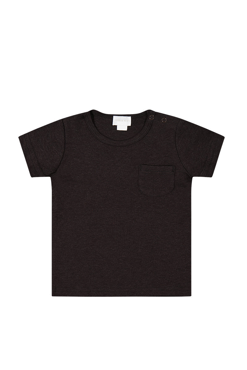 Pima Cotton Cameron Tee - Dark Chocolate