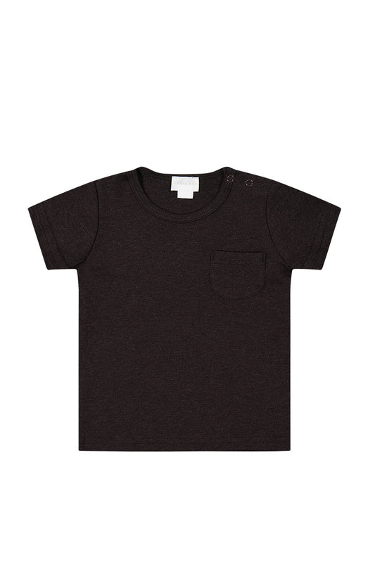 Pima Cotton Cameron Tee - Dark Chocolate