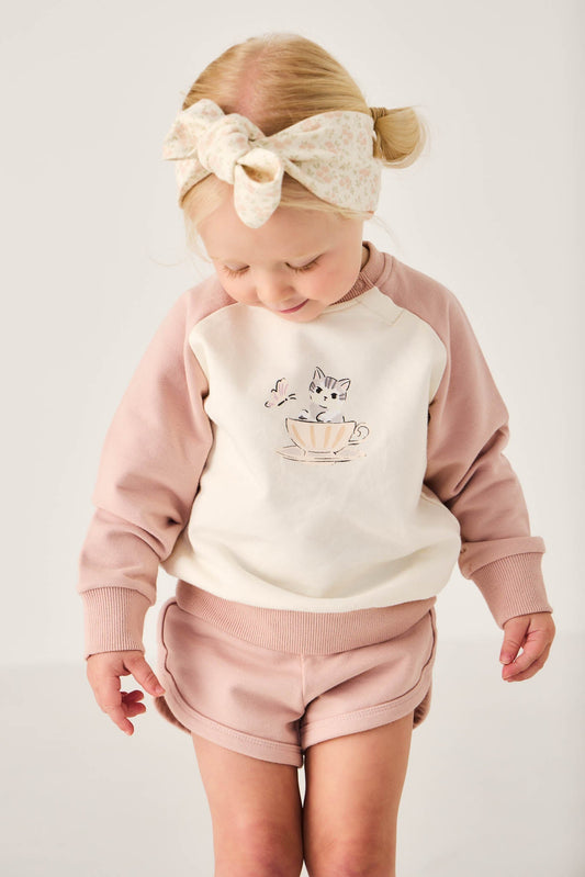 Organic Cotton Ivy Shortie - Dusky Rose