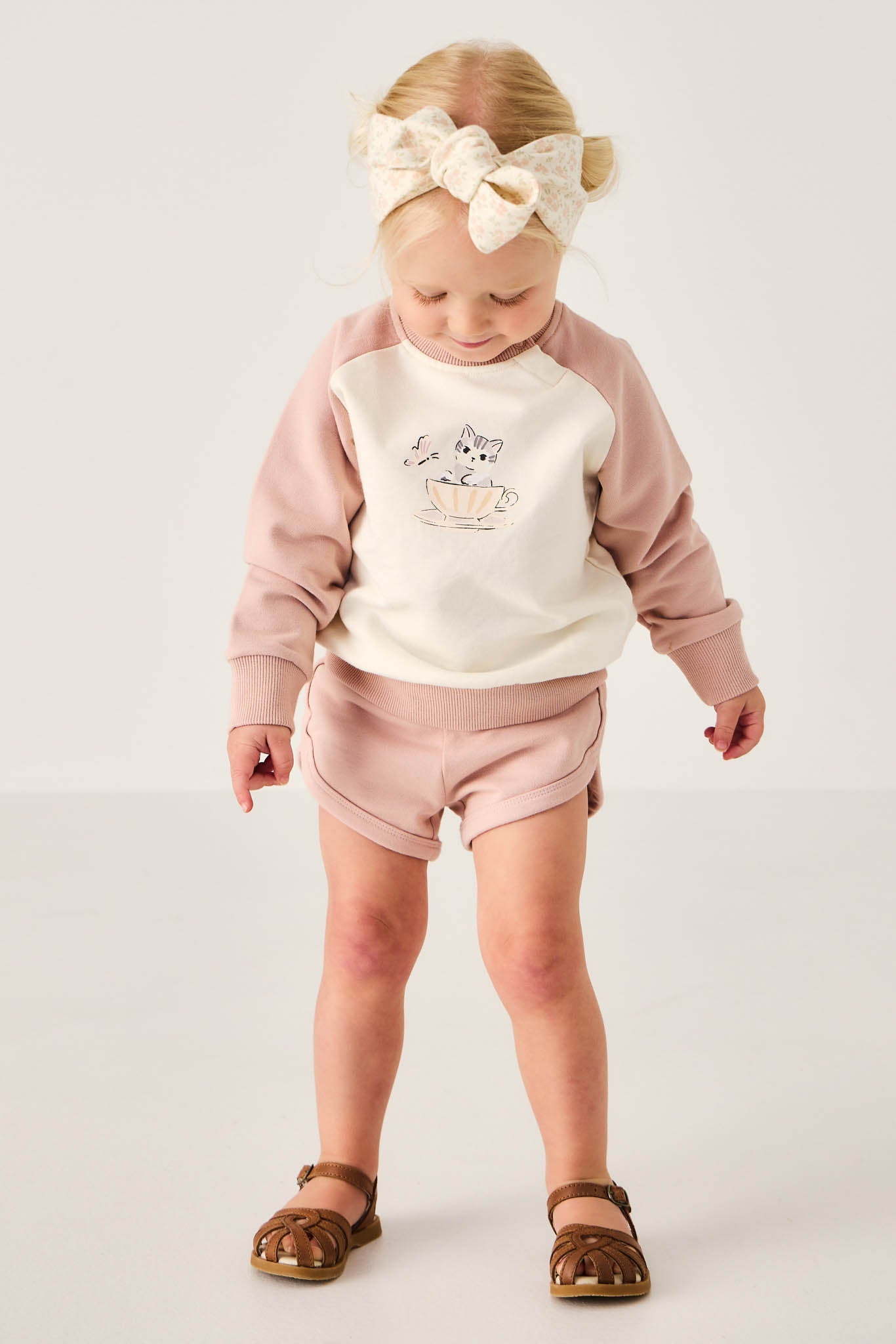 Organic Cotton Ivy Shortie - Dusky Rose