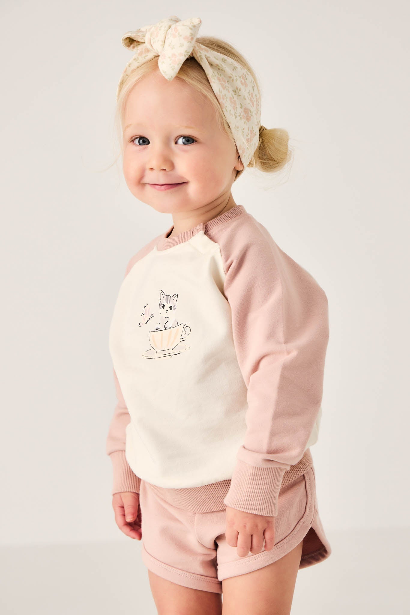 Organic Cotton Ivy Shortie - Dusky Rose