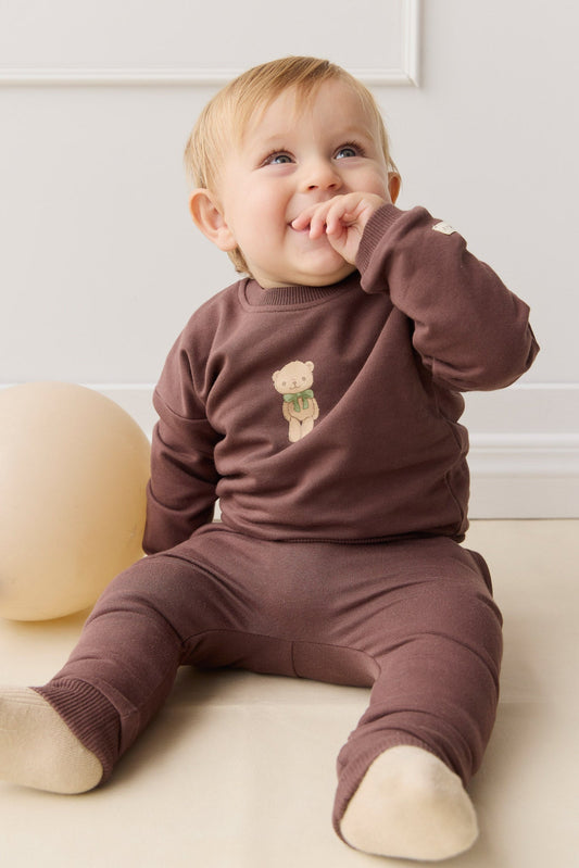 Organic Cotton Damien Sweatshirt - Earth Little Ted