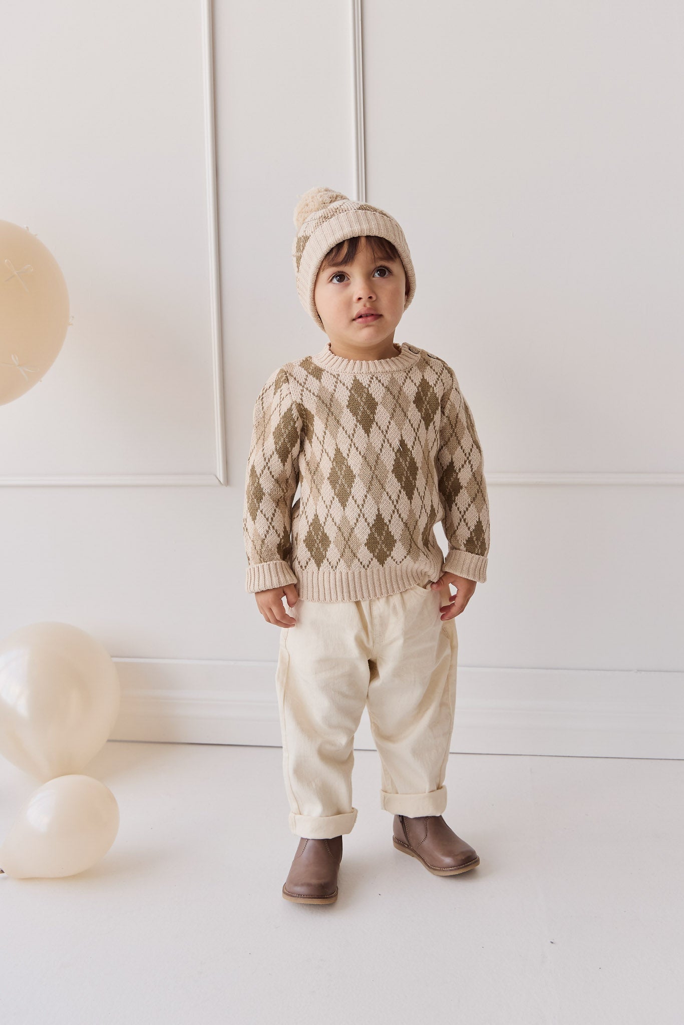 Enzo Jumper - Enzo Jacquard Oatmeal Marle