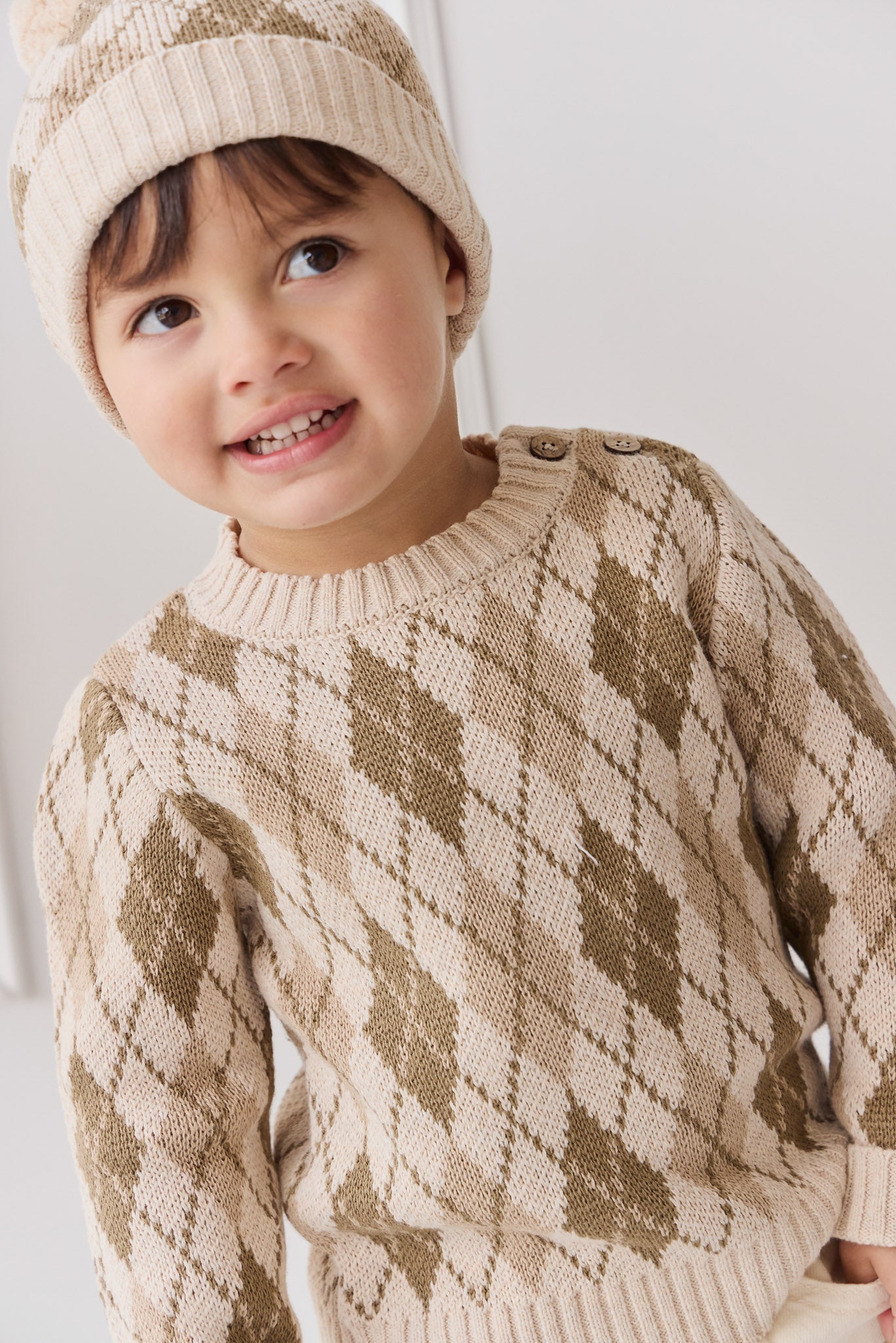Enzo Jumper - Enzo Jacquard Oatmeal Marle
