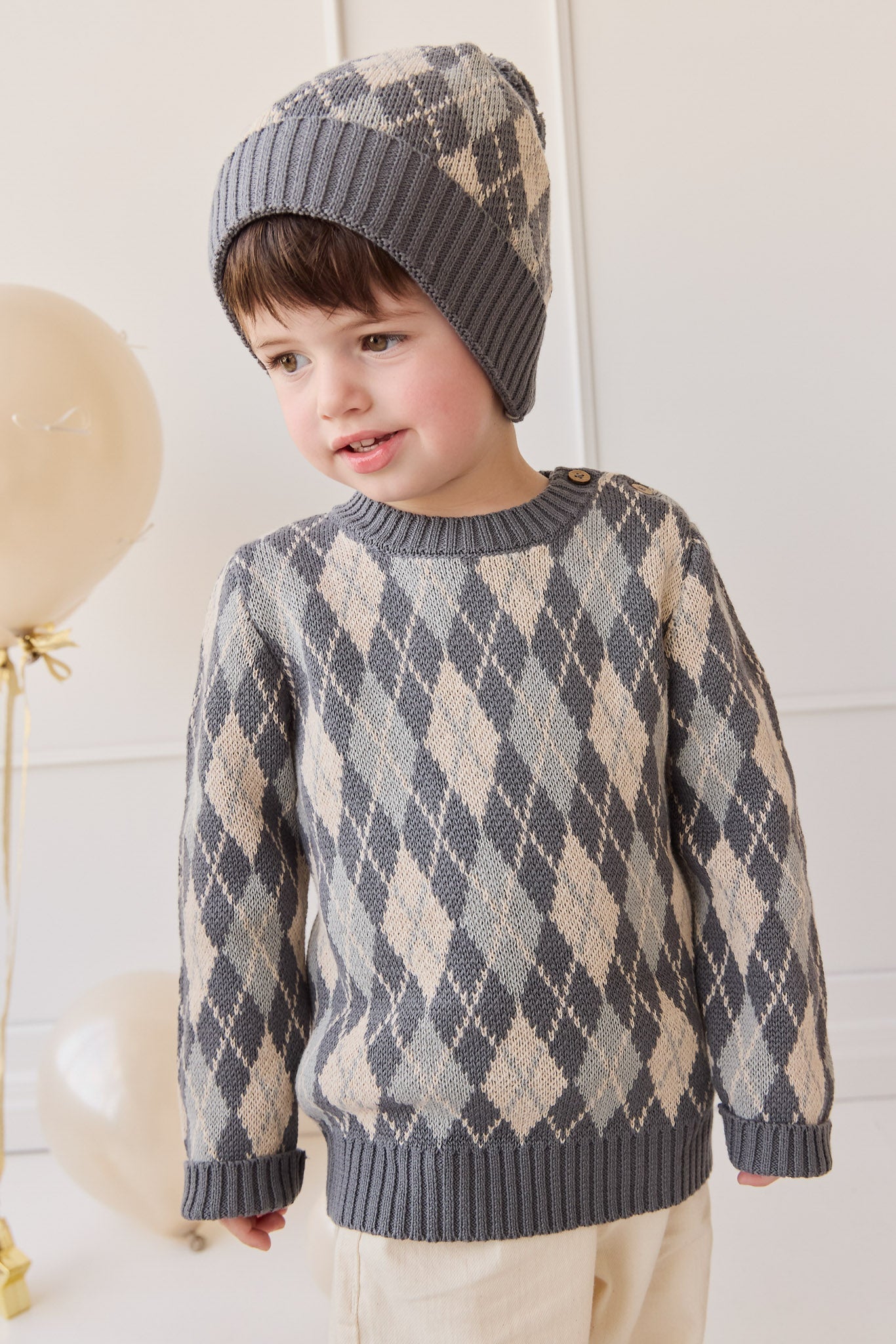 Enzo Jumper - Enzo Jacquard - Lava Smoke