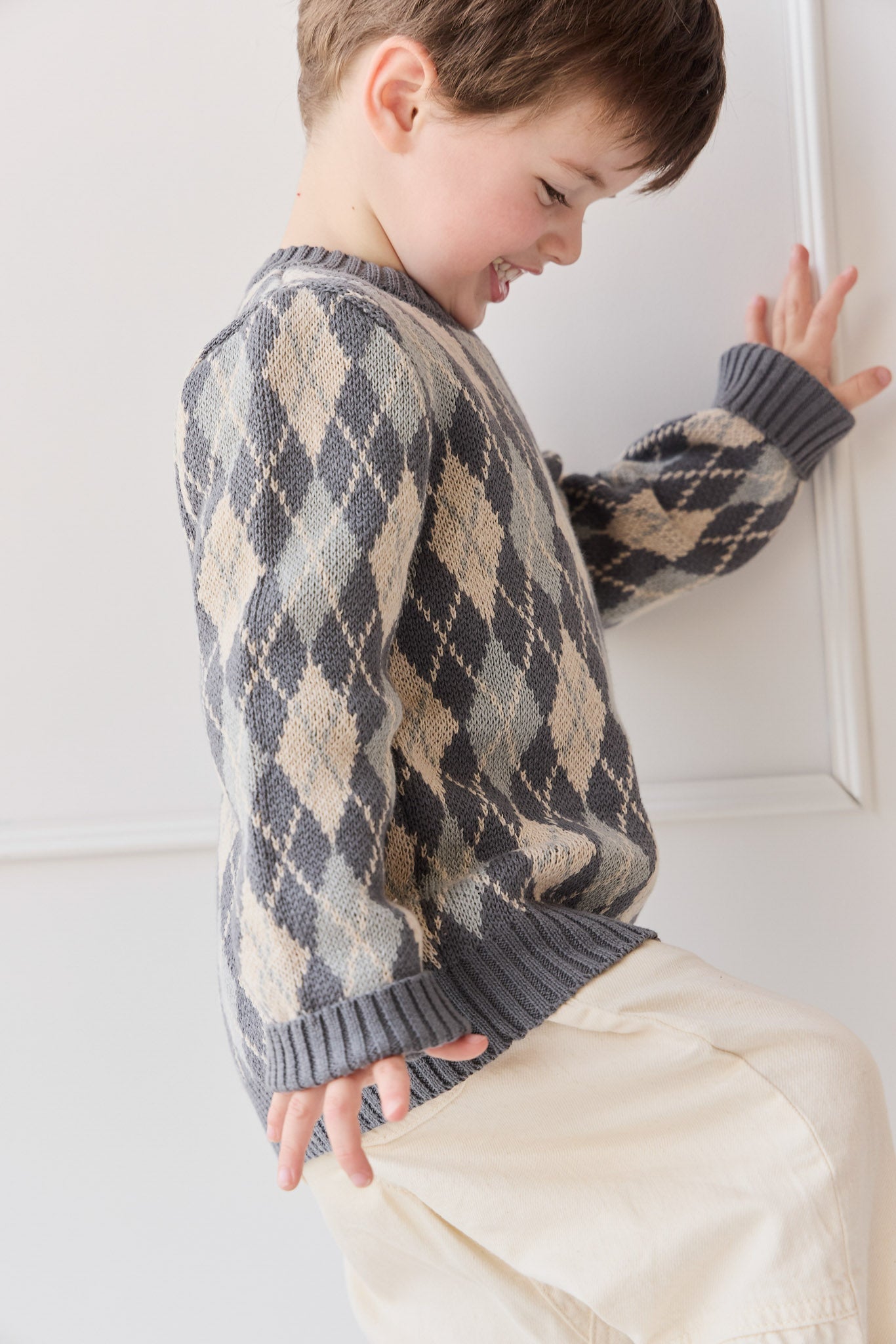 Enzo Jumper - Enzo Jacquard - Lava Smoke