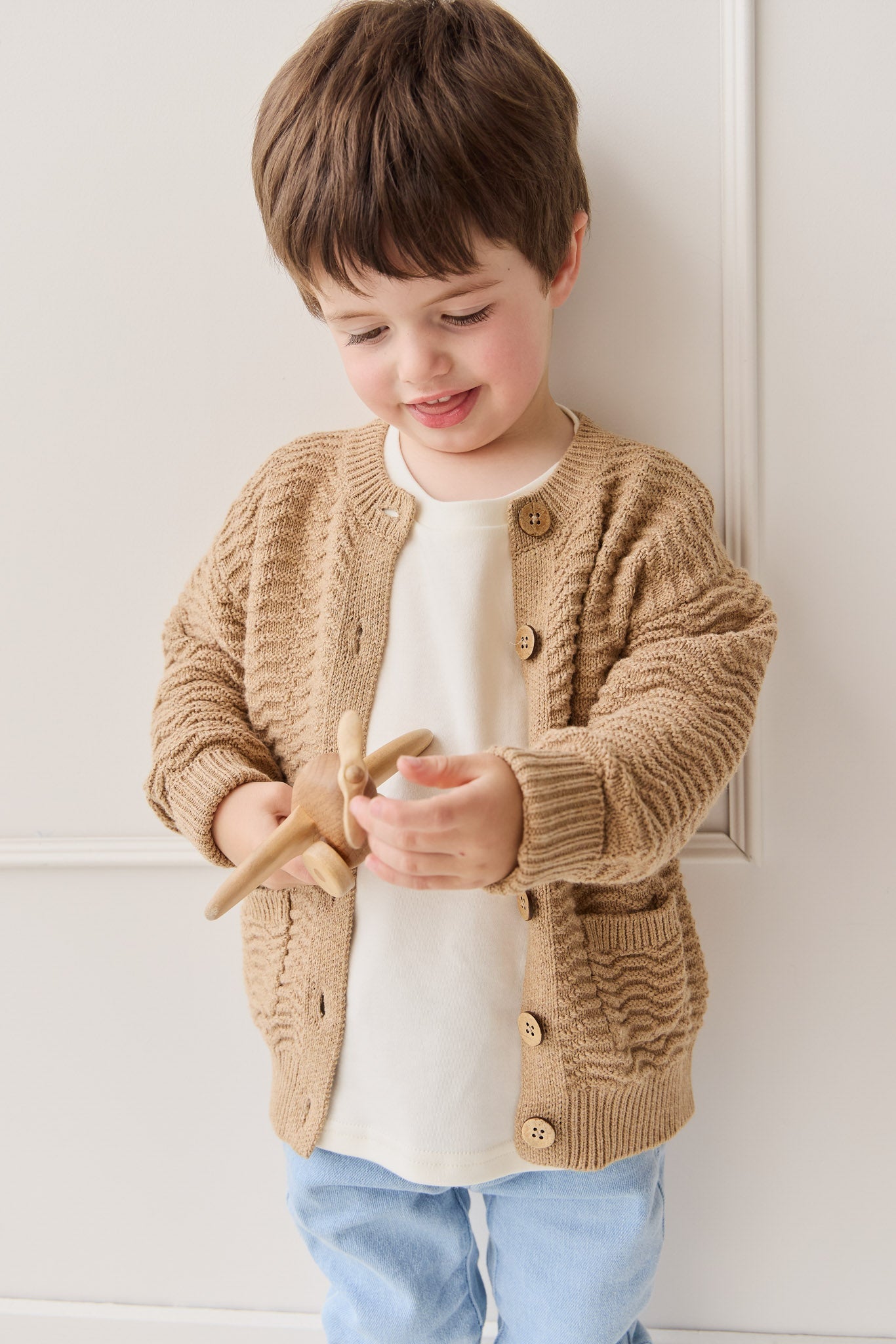 Maverick Cardigan - Toffee Marle