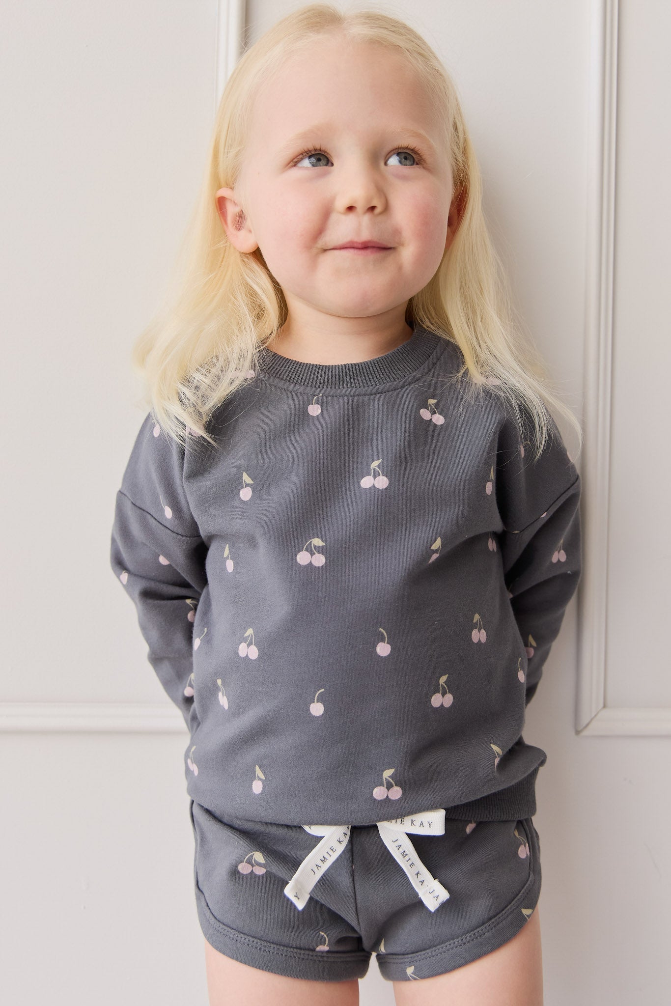 Organic Cotton Ivy Shortie - Cherry Love Lava