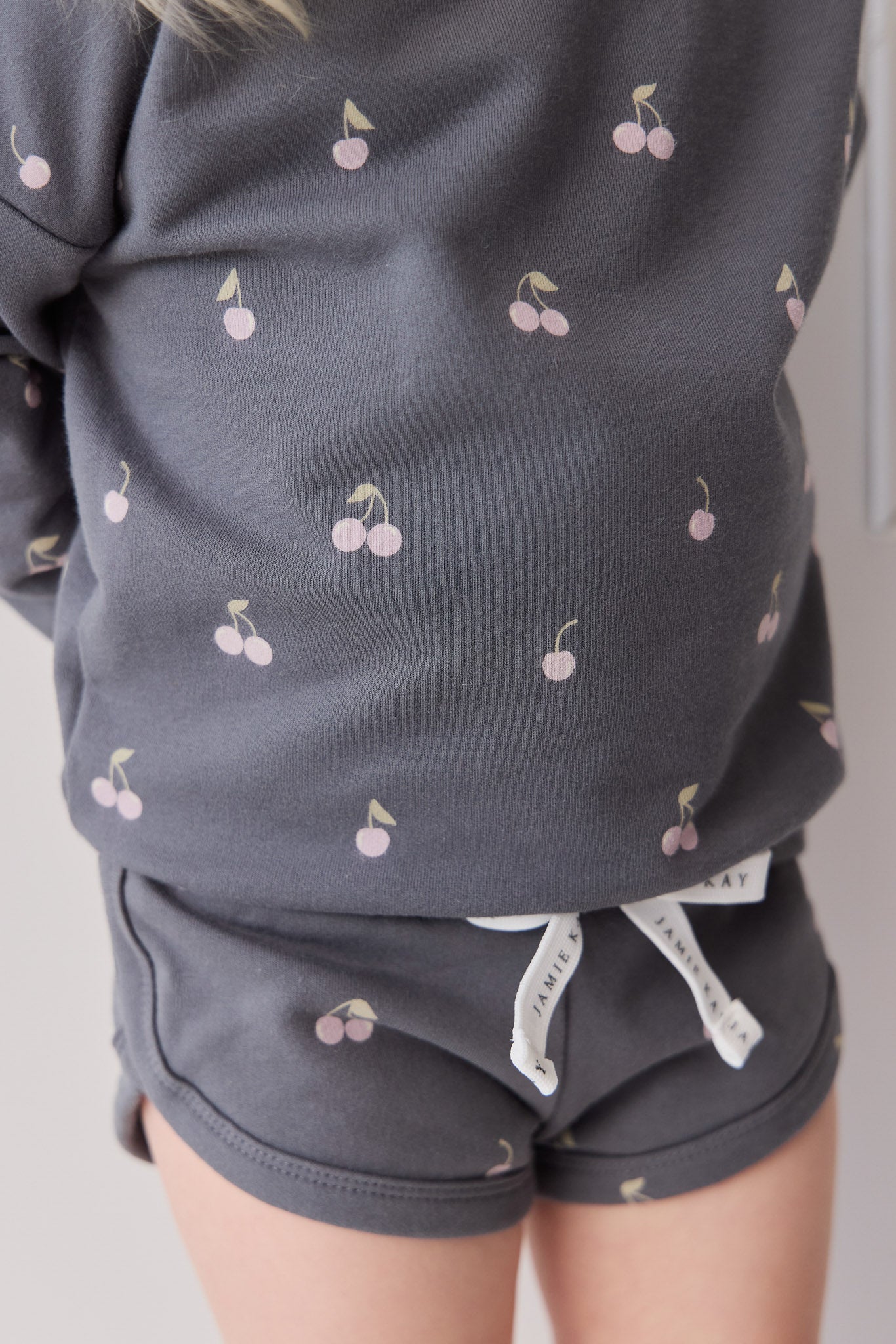 Organic Cotton Ivy Shortie - Cherry Love Lava