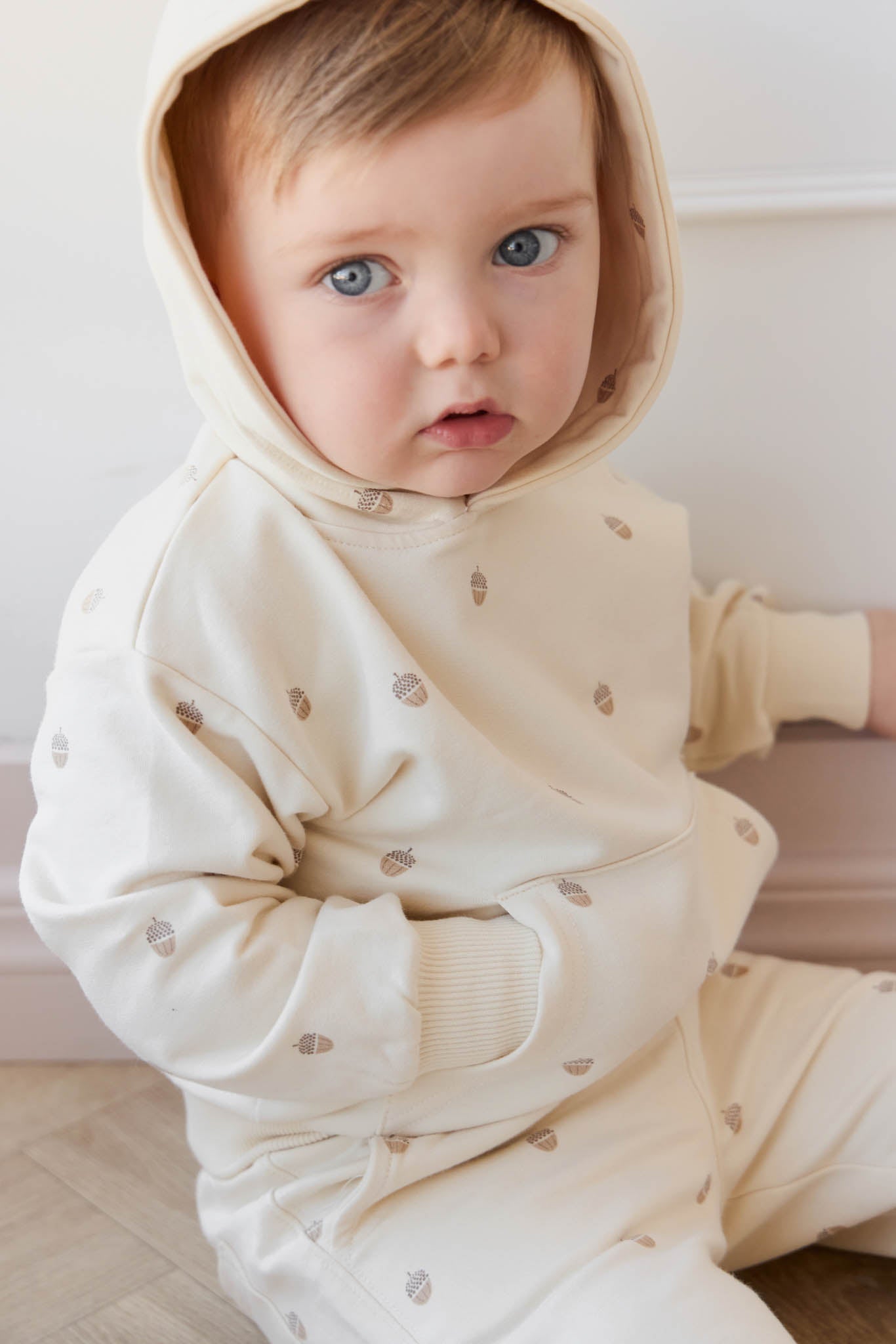 Organic Cotton Erol Hoodie - Acorns Whitecap Gray
