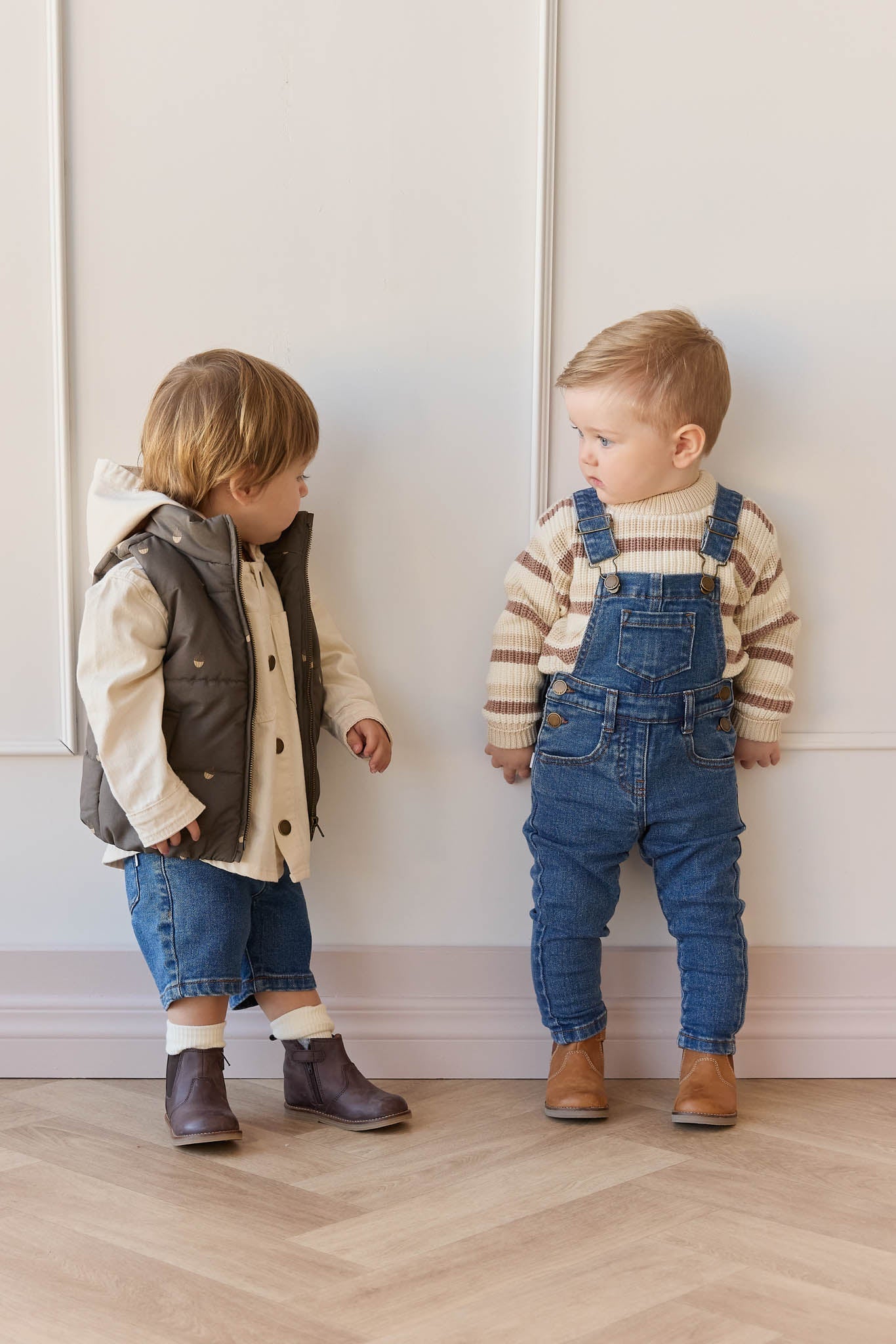 Rudi Puffer Vest - Acorn Wolf
