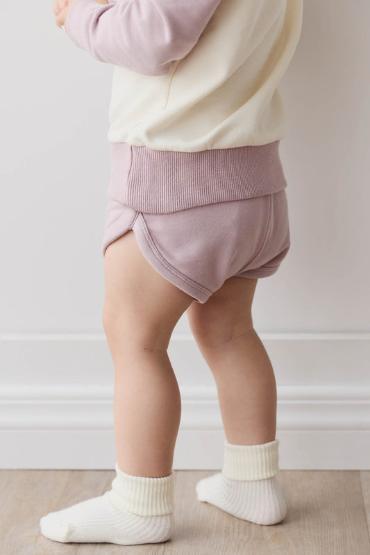 Organic Cotton Ivy Shortie - Heather Haze