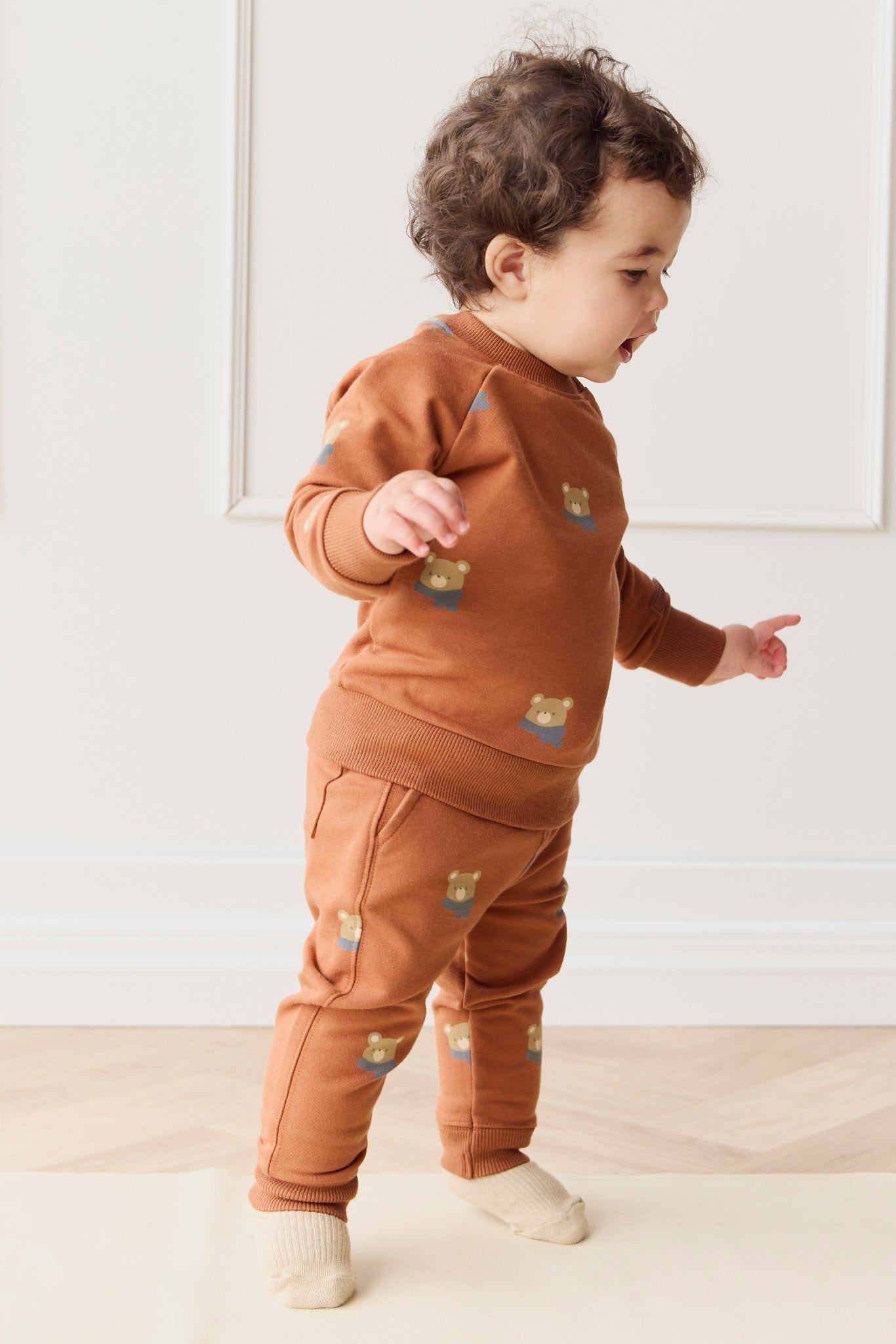 Organic Cotton Jalen Track Pant - Cosy Bobbie Ginger