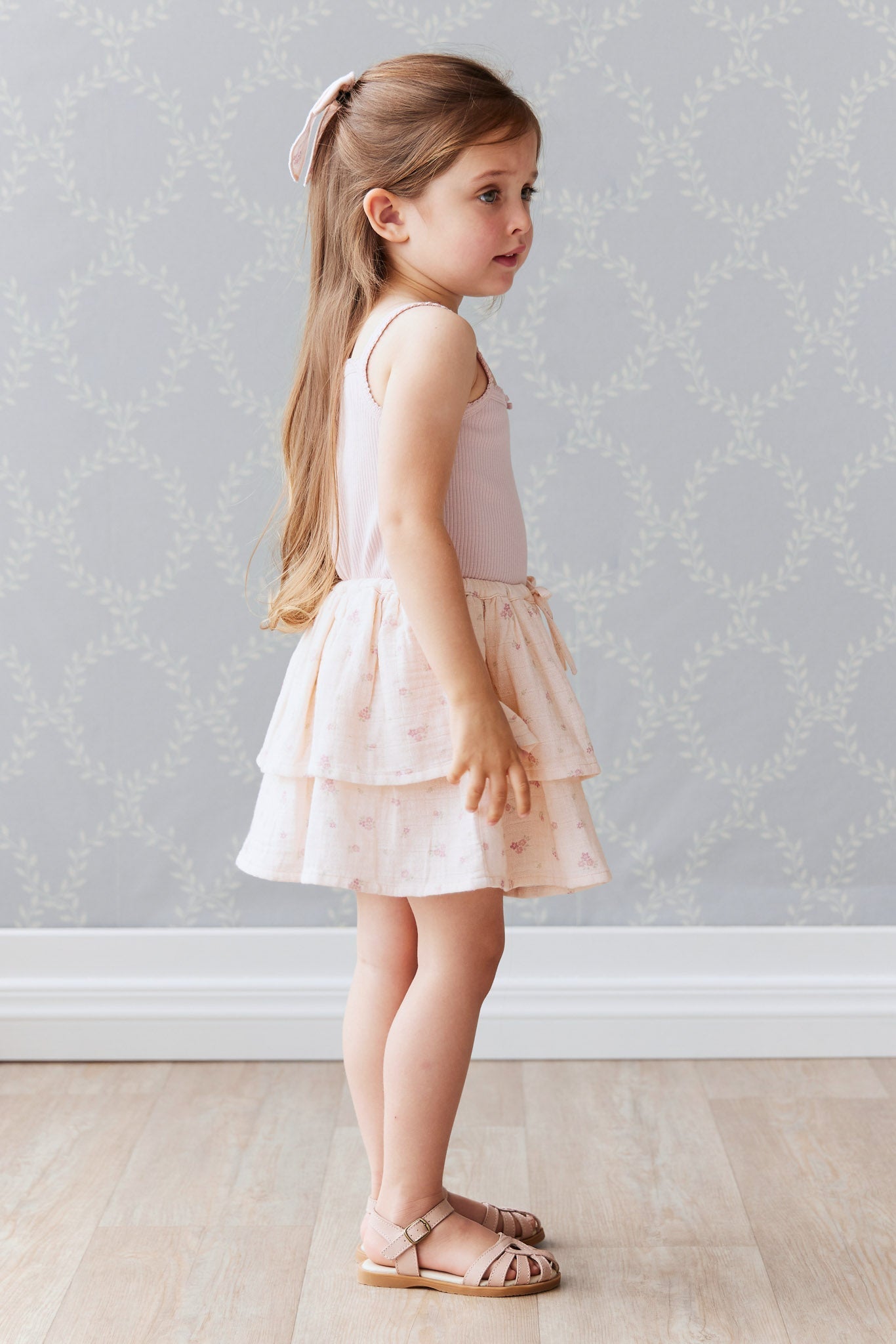 Organic Cotton Muslin Heidi Skirt - Irina Shell