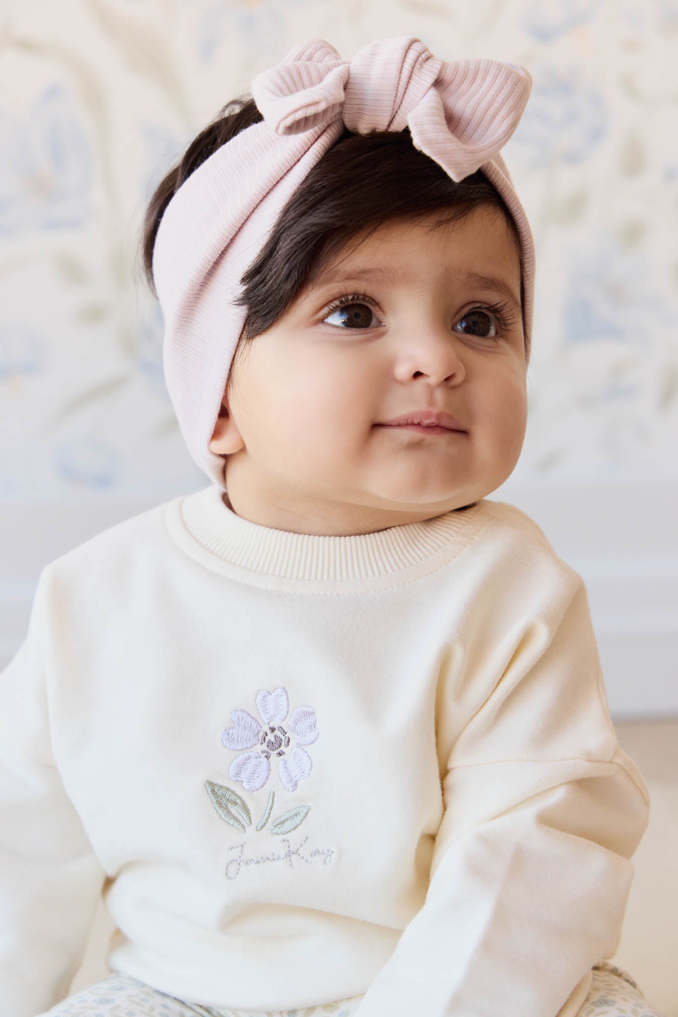 Organic Cotton Bobbie Sweatshirt - Parchment Lola