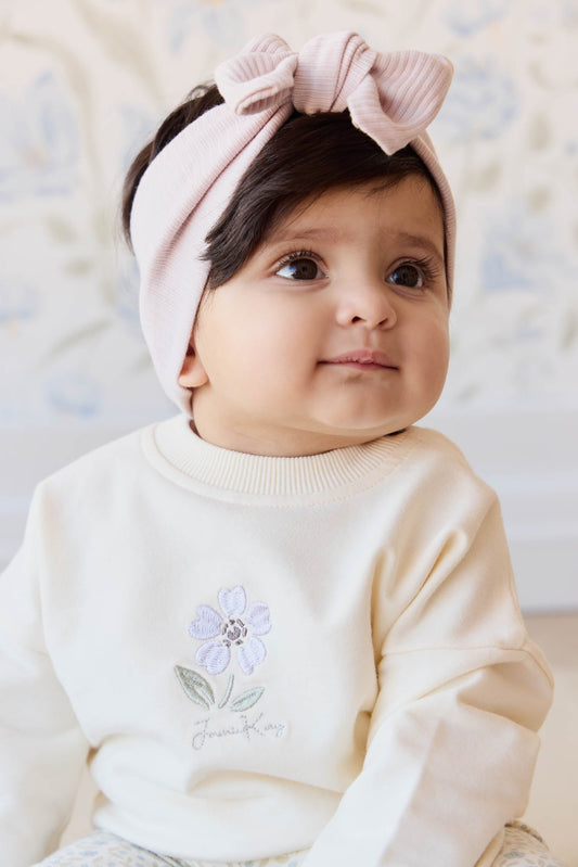 Organic Cotton Bobbie Sweatshirt - Parchment Lola