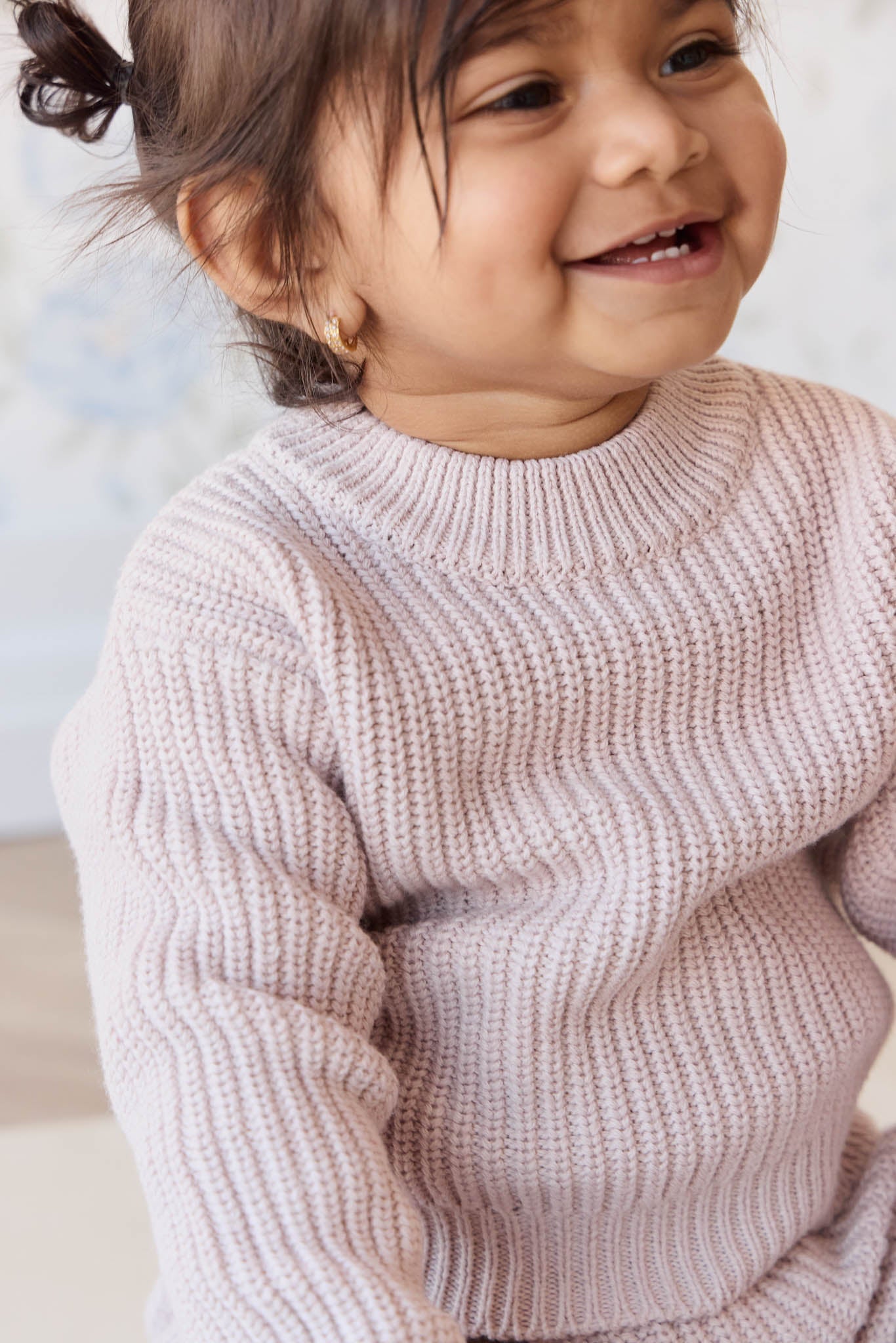 Morgan Jumper - Hushed Pink Marle