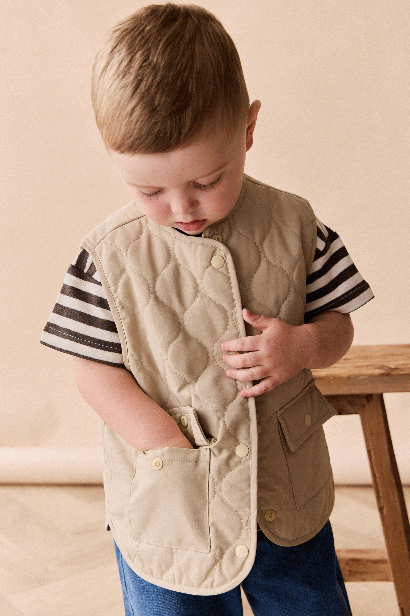 Arie Puffer Vest - Rye