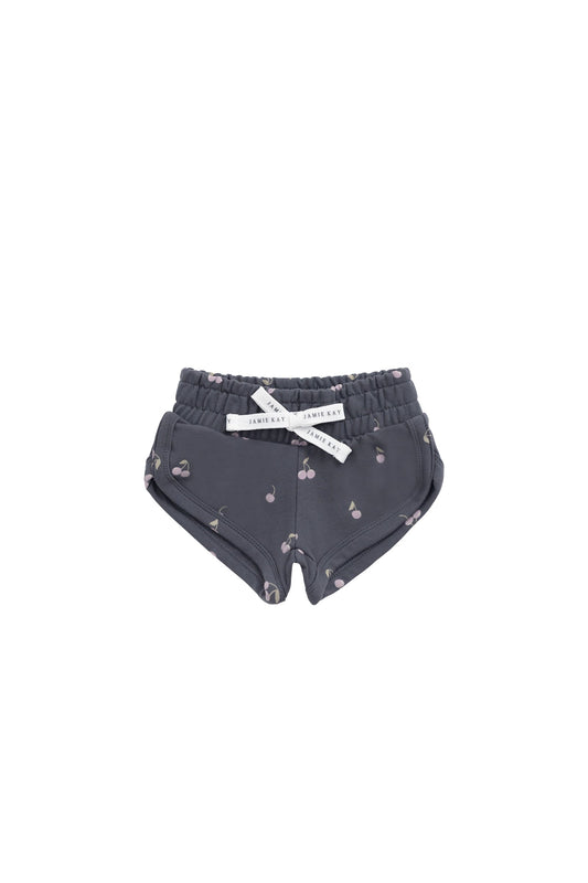 Organic Cotton Ivy Shortie - Cherry Love Lava
