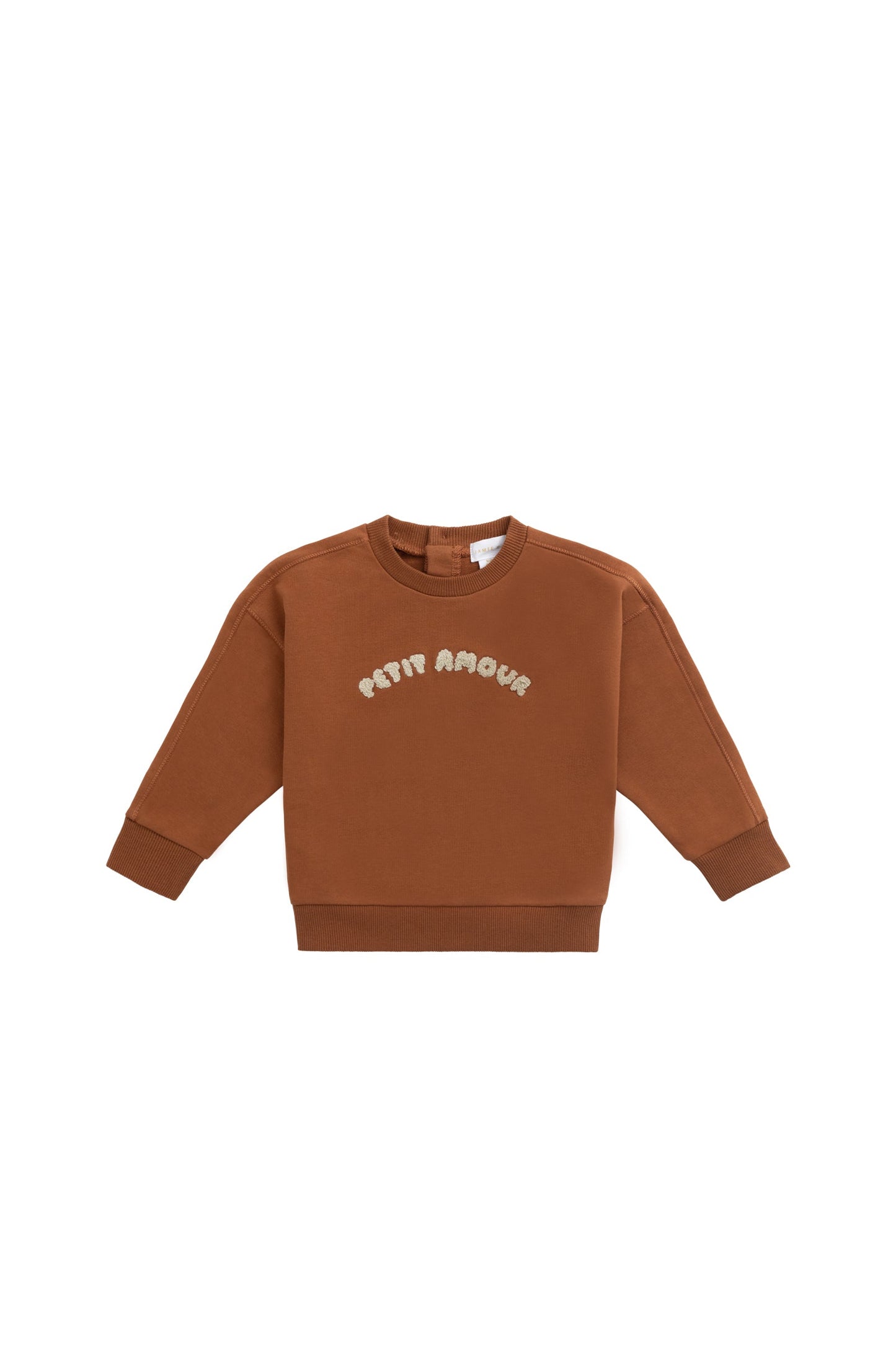 Organic Cotton Georgie Sweatshirt - Mon Petite Amour Ginger