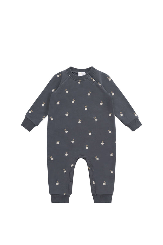 Organic Cotton Tao Sweatshirt Onepiece - Bobby Berries Shadow
