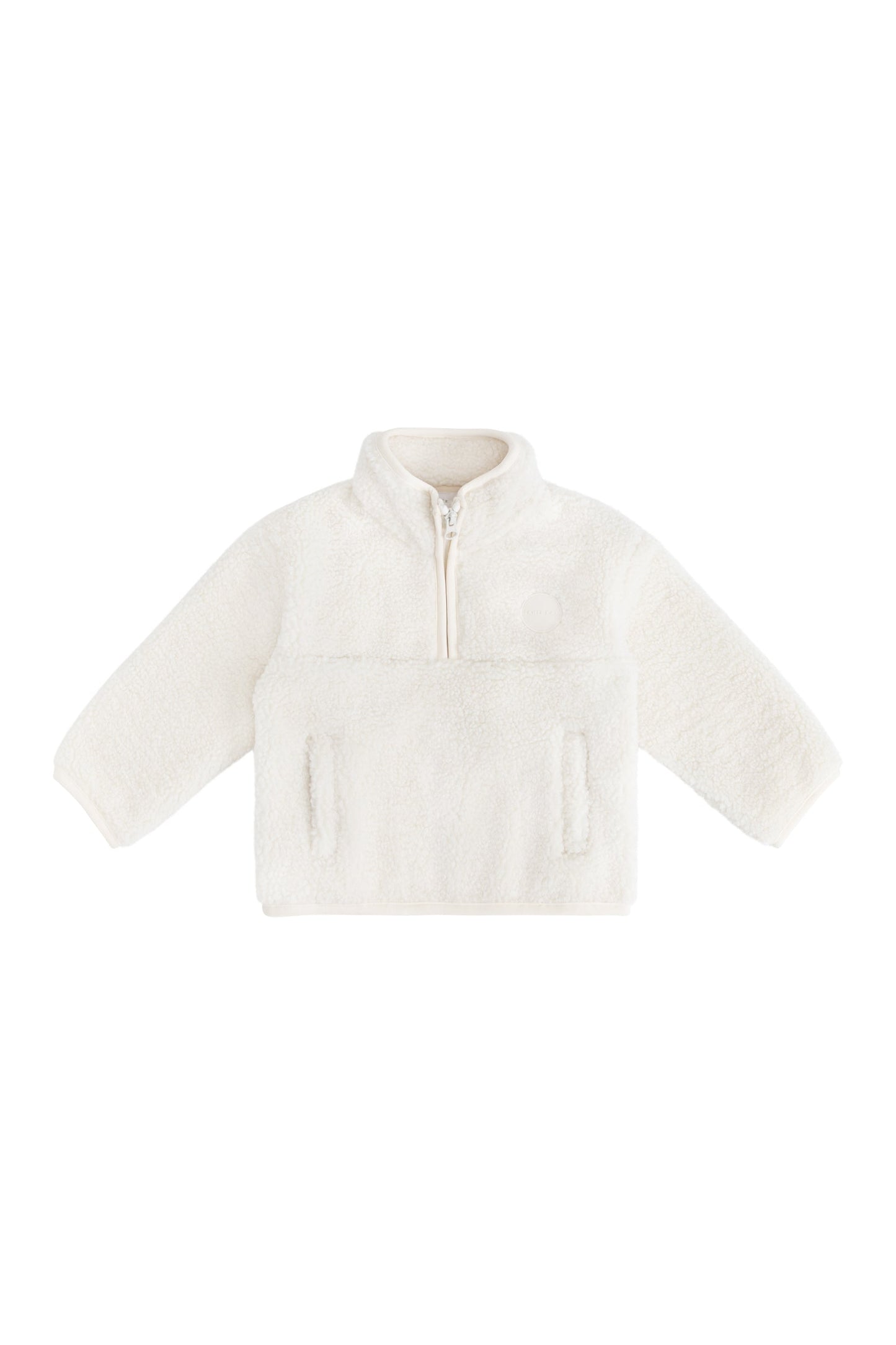 Henrik Zip Pullover - Natural