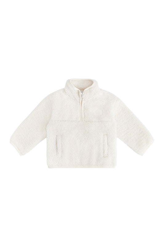Henrik Zip Pullover - Natural