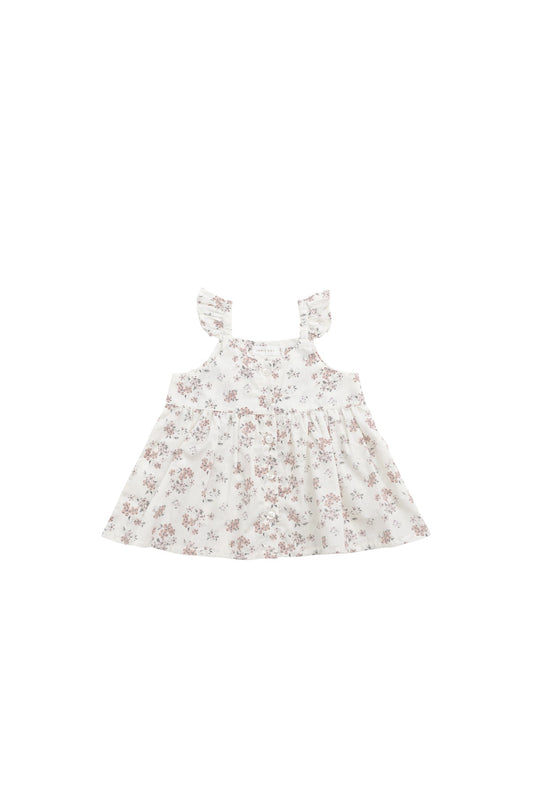 Organic Cotton Leah Top - Selena Blush