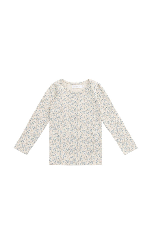Organic Cotton Long Sleeve Top - Adnola Floral