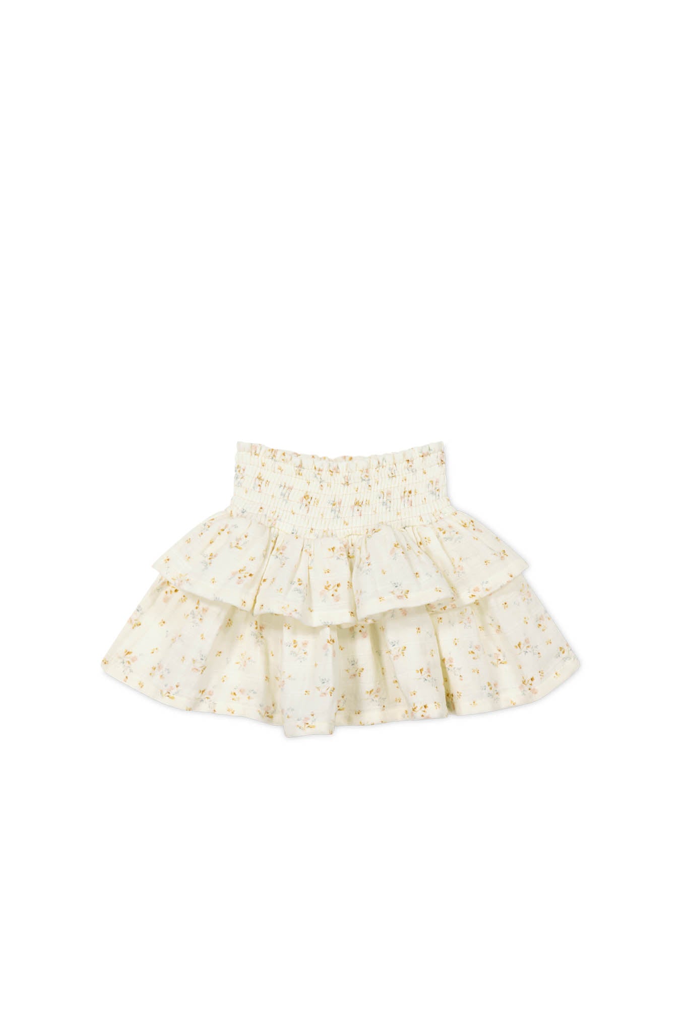 Organic Cotton Muslin Samantha Skirt - Nina Watercolour Floral