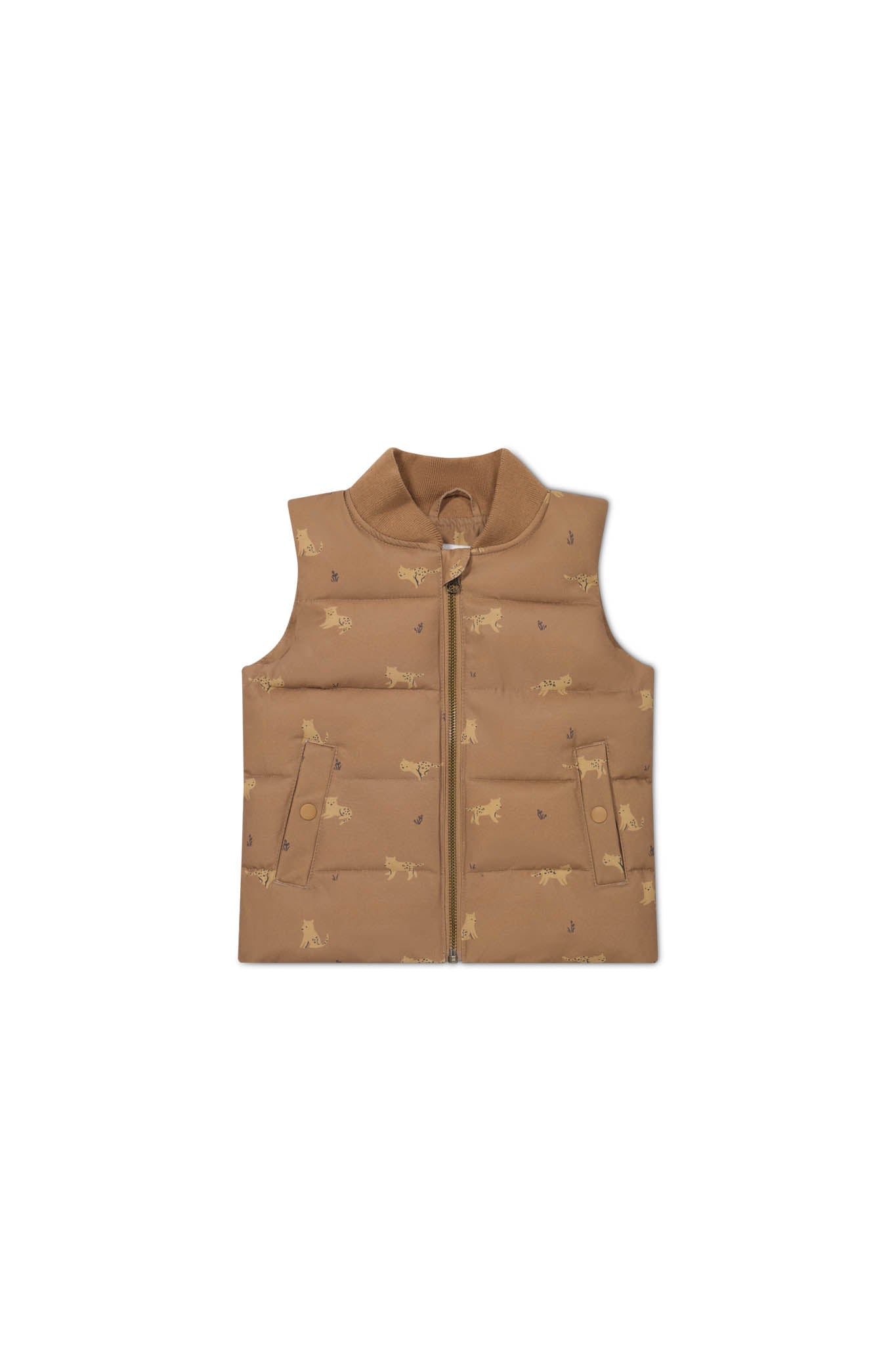 Taylor Vest - Lenny Leopard Hot Chocolate