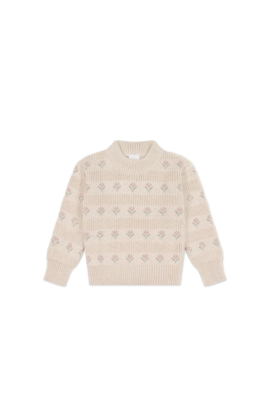 Miranda Jumper - Miranda Light Oatmeal Marle