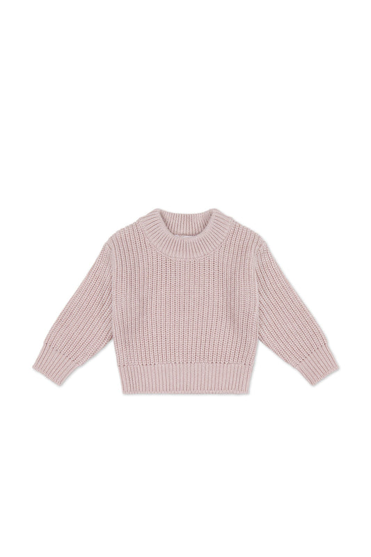 Morgan Jumper - Hushed Pink Marle